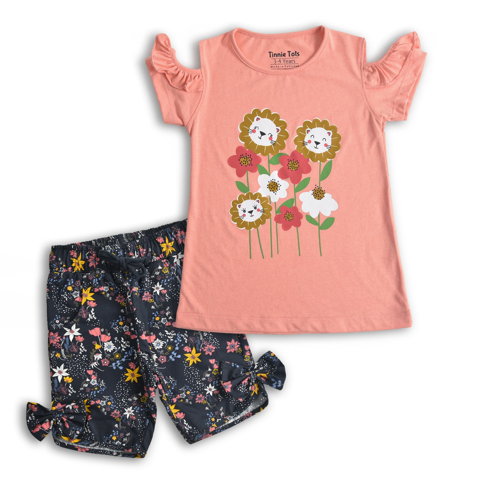 Floral Kitty 2Pc Set