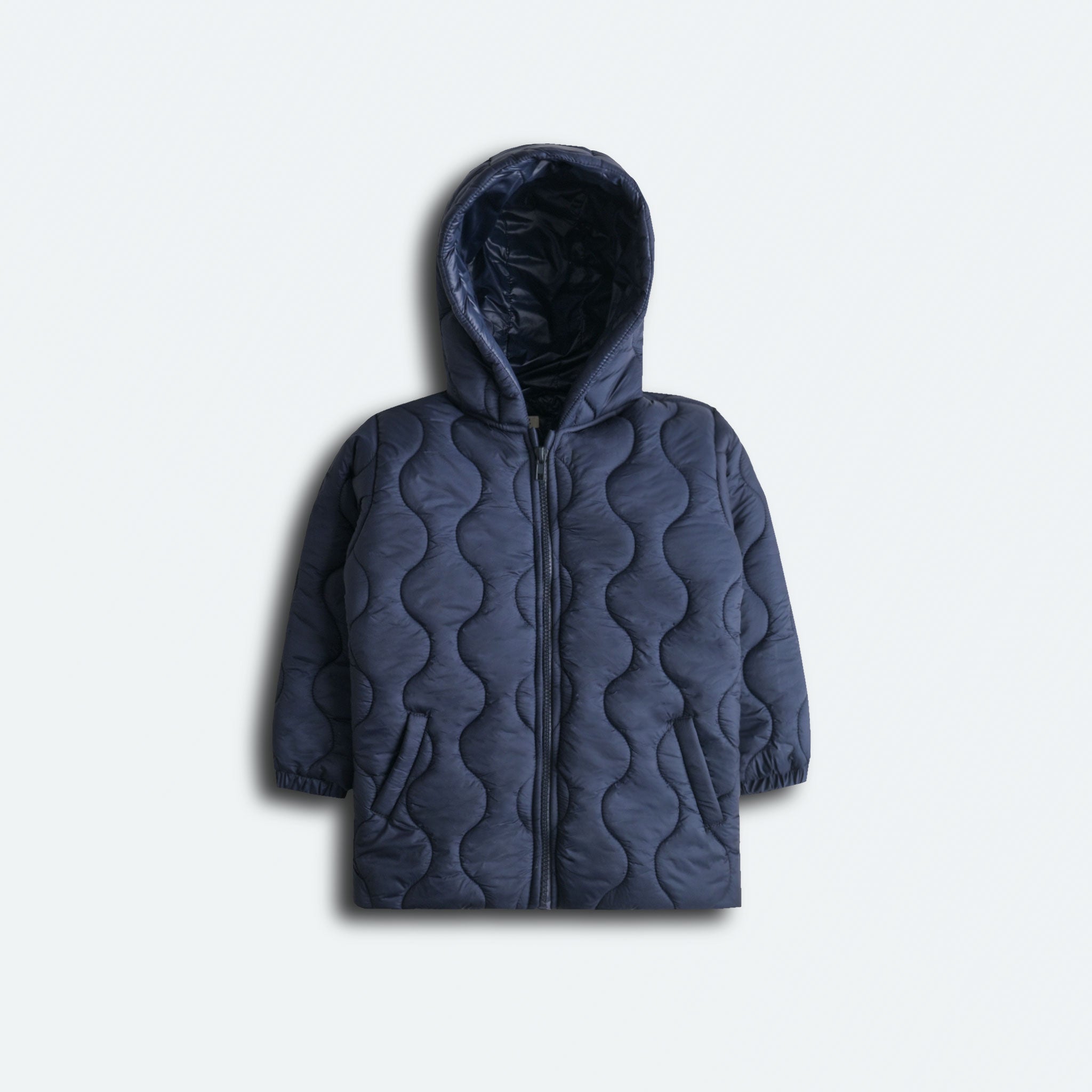 Navy Blue Puffer Jacket