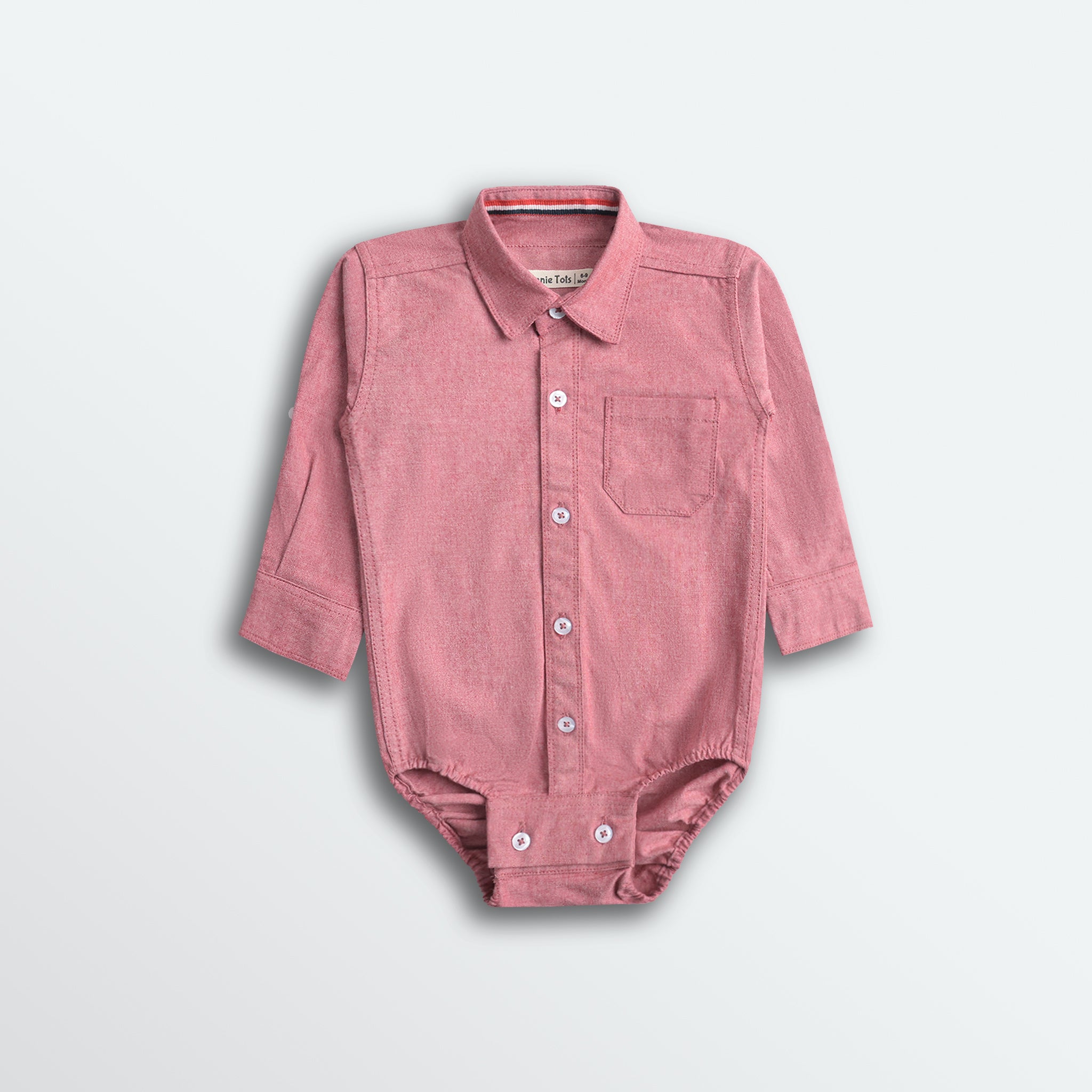 Solid Romper Shirt