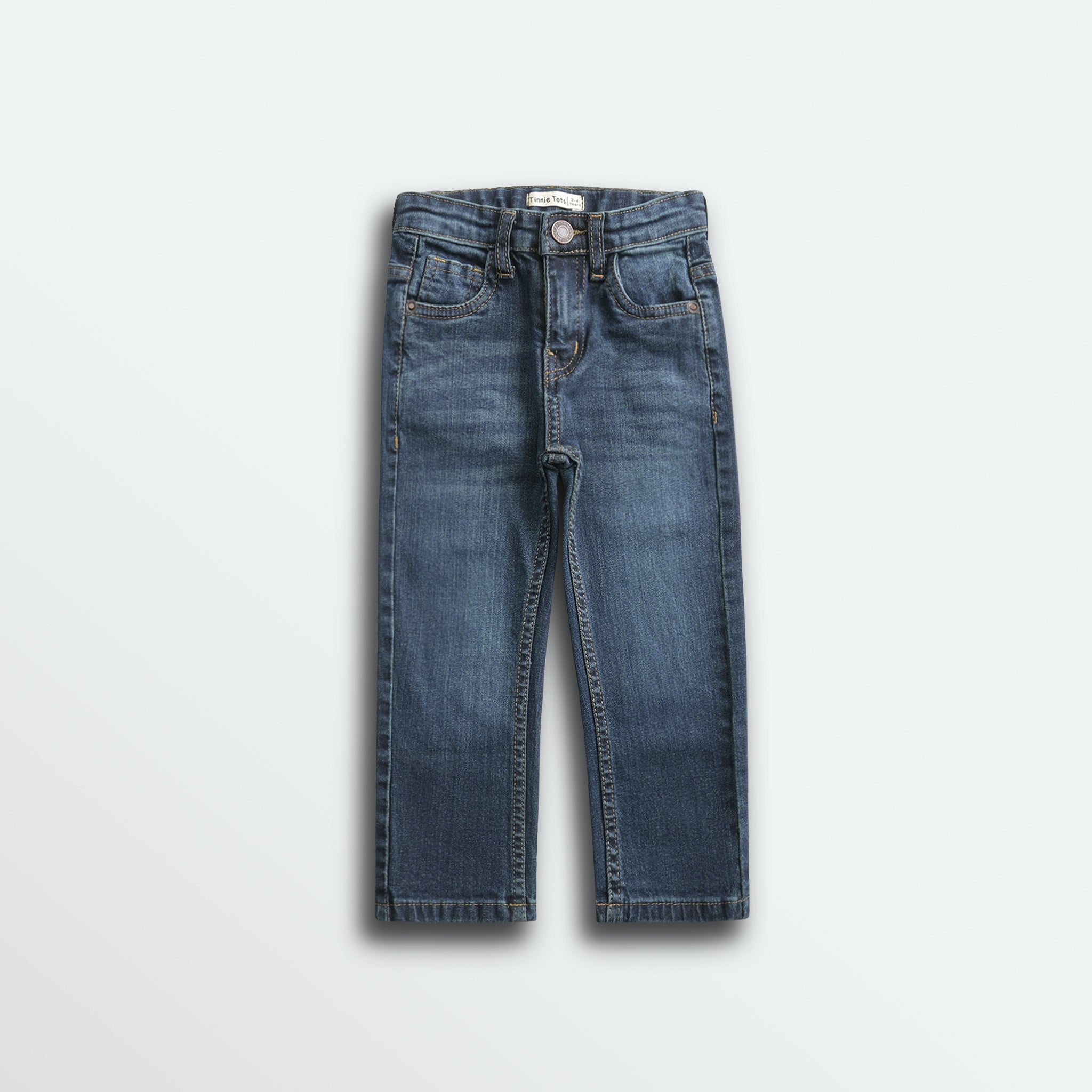 Mid Aqua Blue Boys Jeans