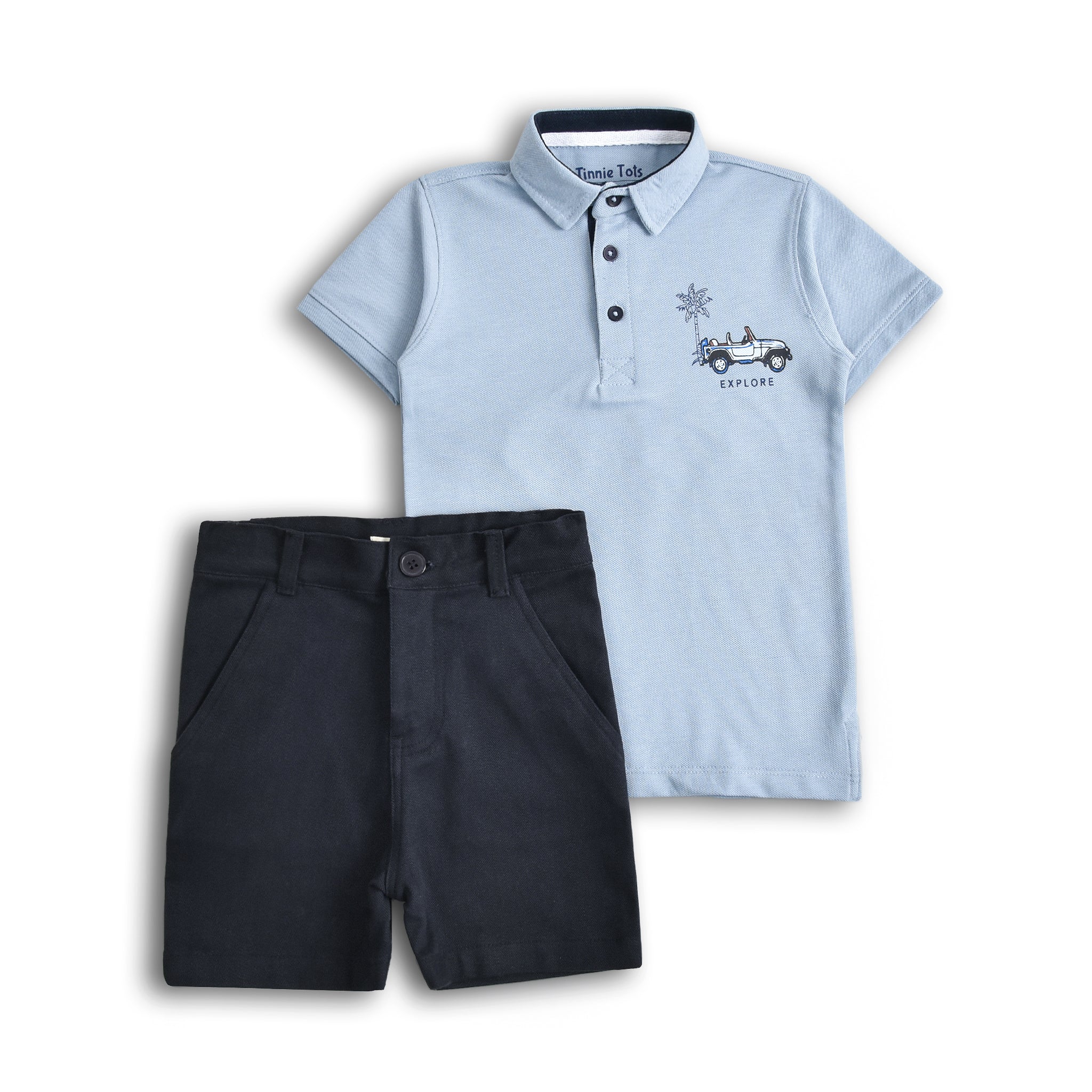 Adventure Awaits Polo 2Pc Set