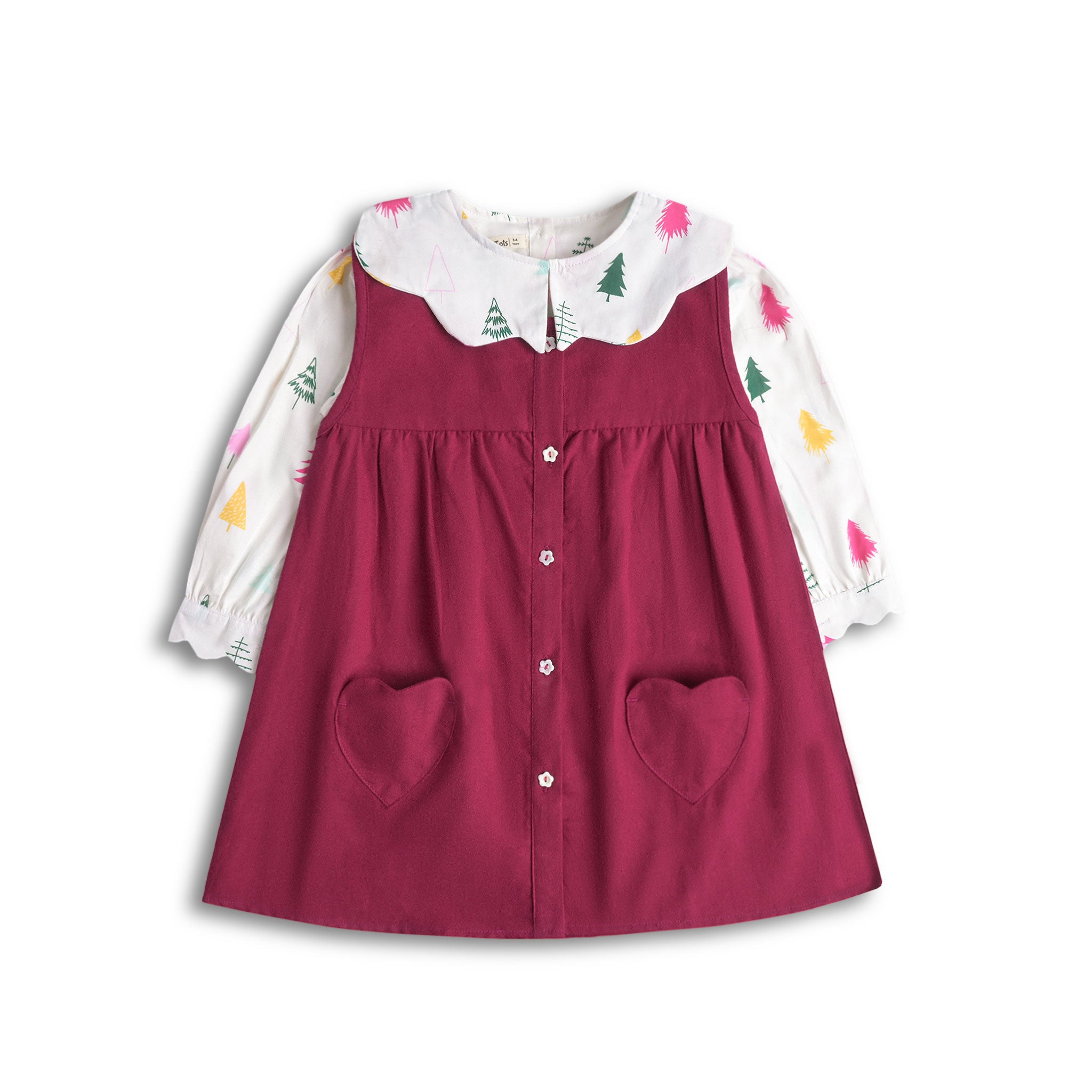 Winter Fest Jumper Dress(2pc) Tinnie Tots Winter Fest Jumper Dress(2pc) Tinnie Tots