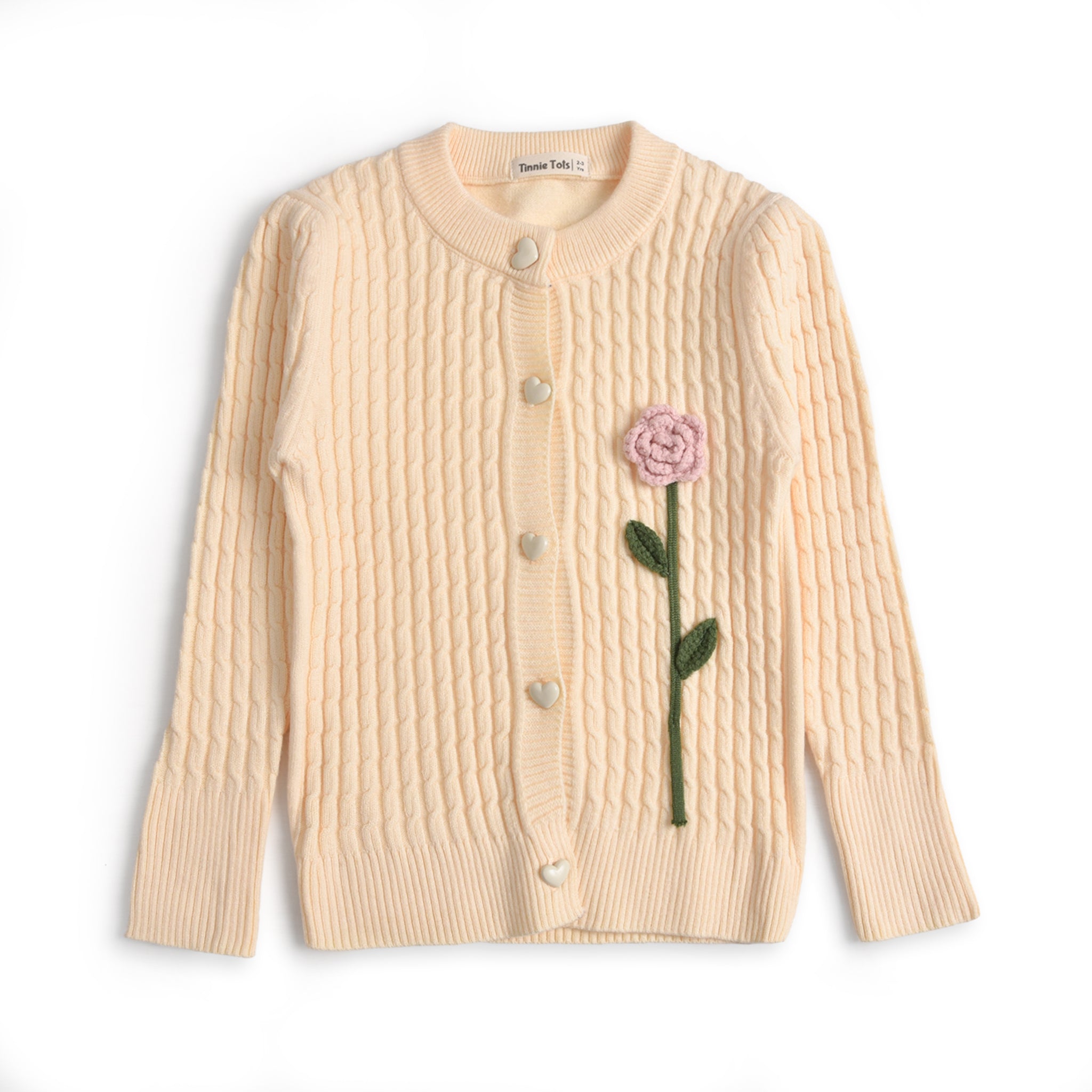 Floral Knitted Cardigan