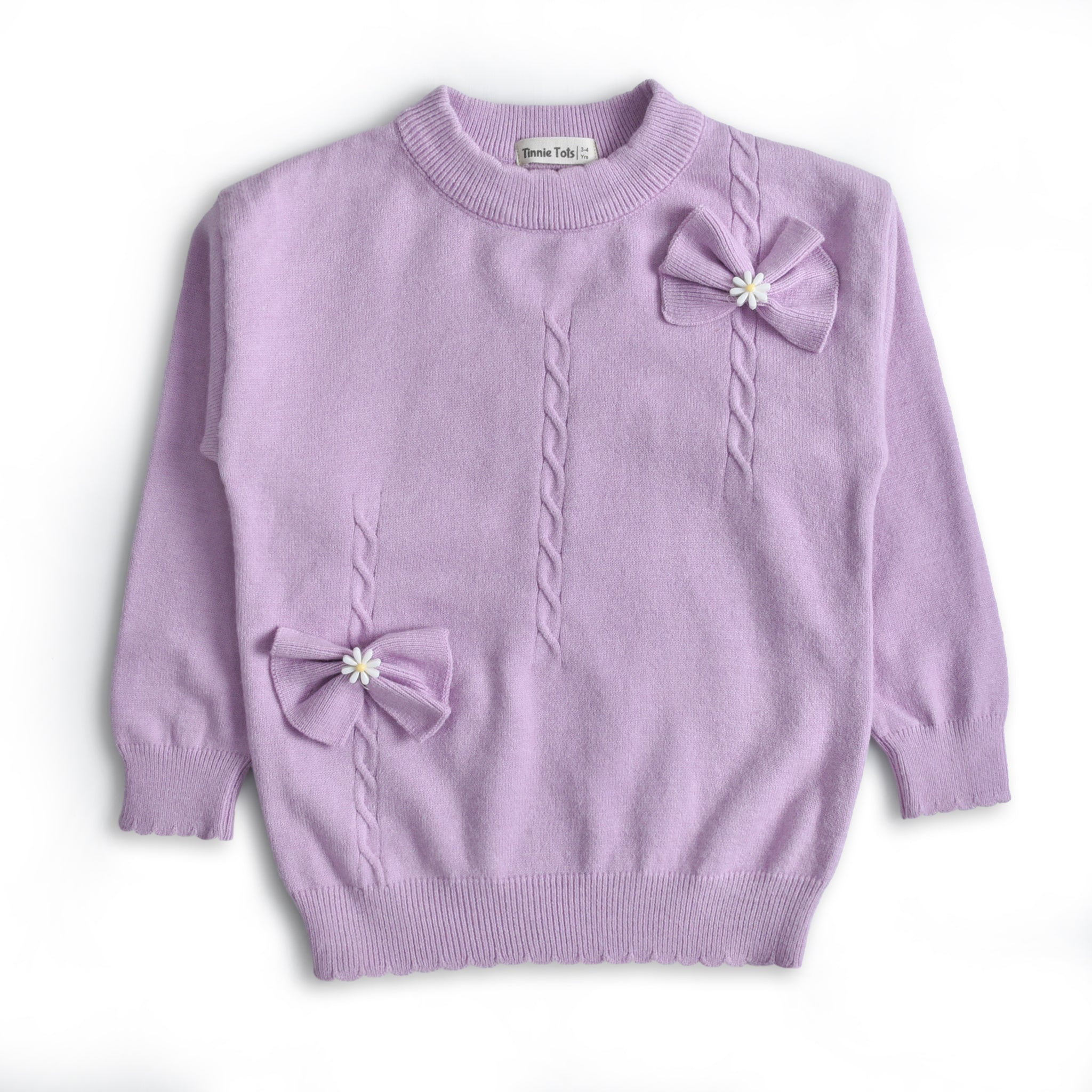 Lilac Embellished Sweater