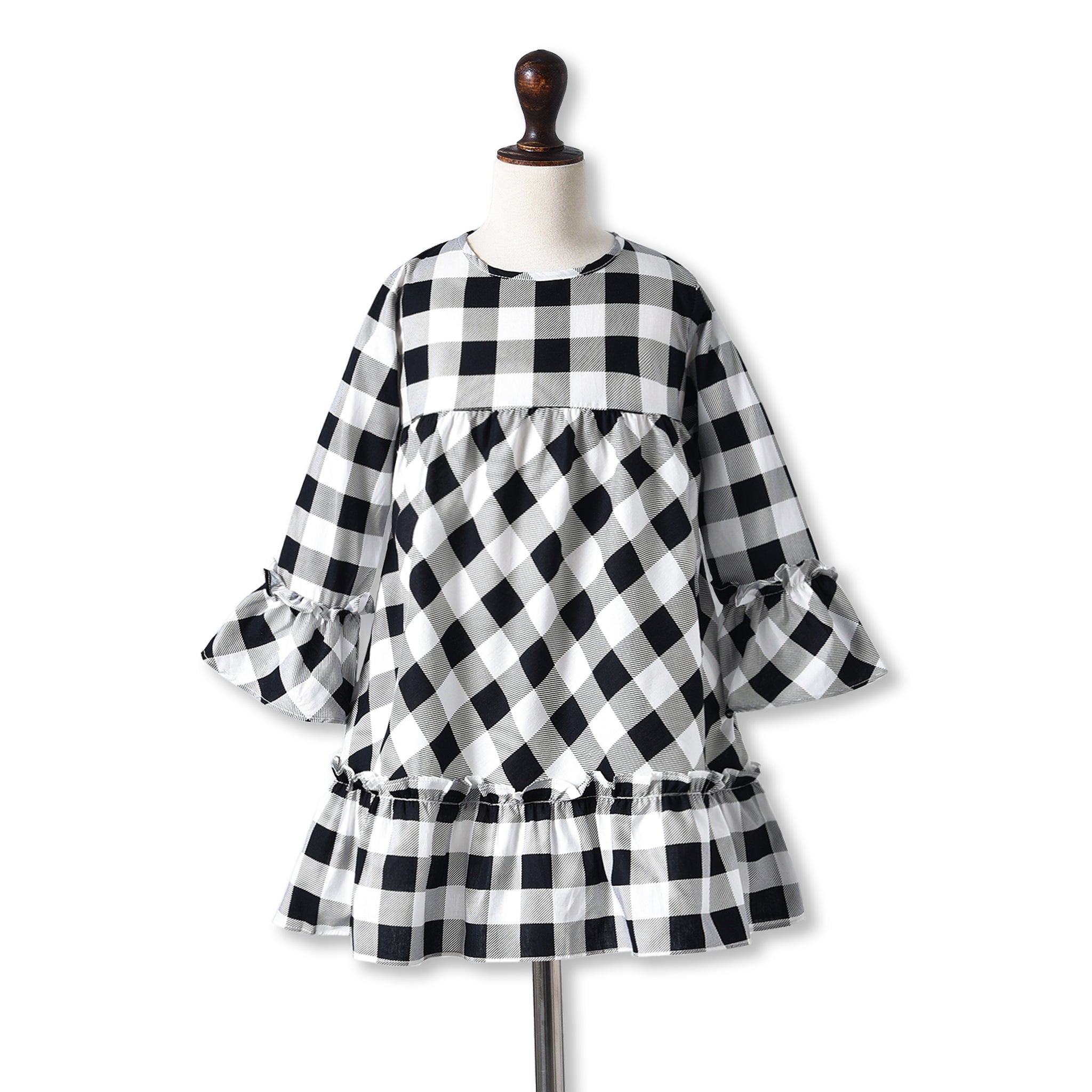 Checkered Cotton Frock