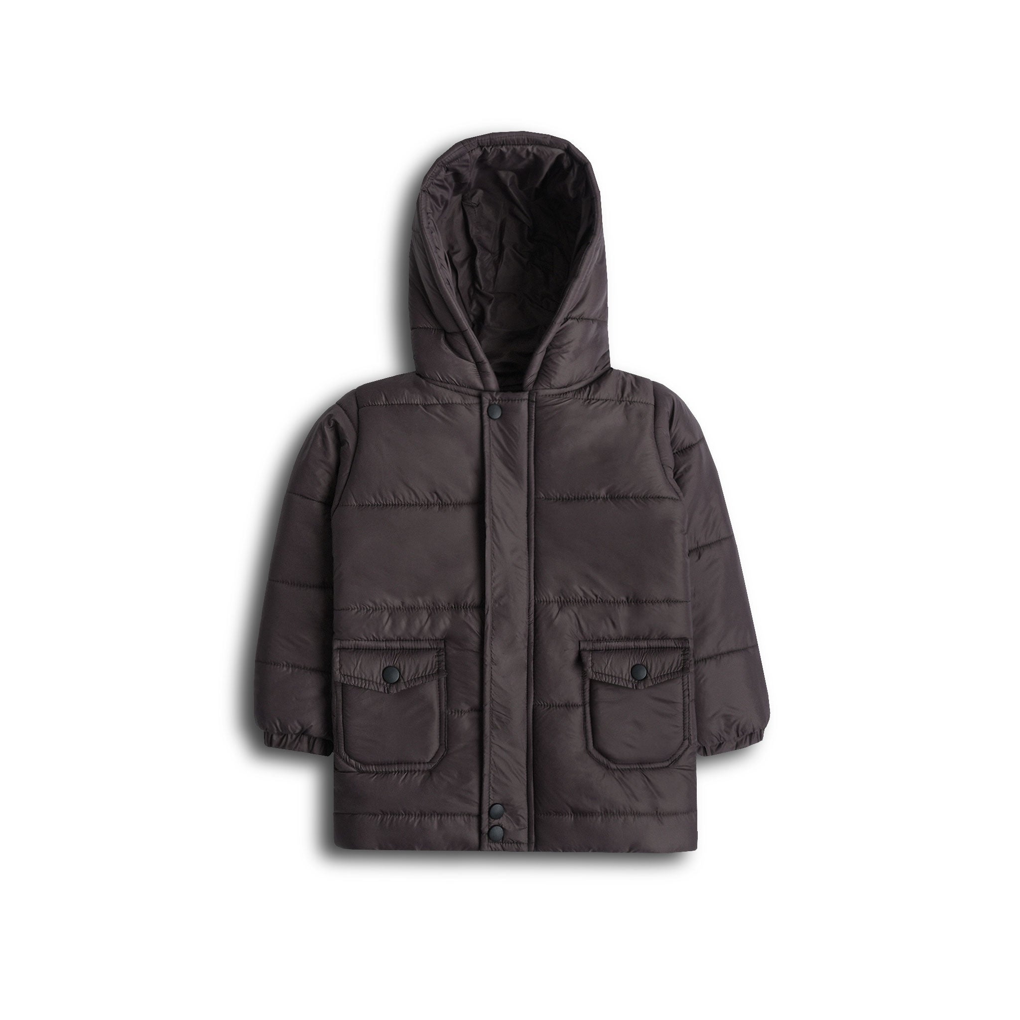 Dark Brown Puffer Jacket