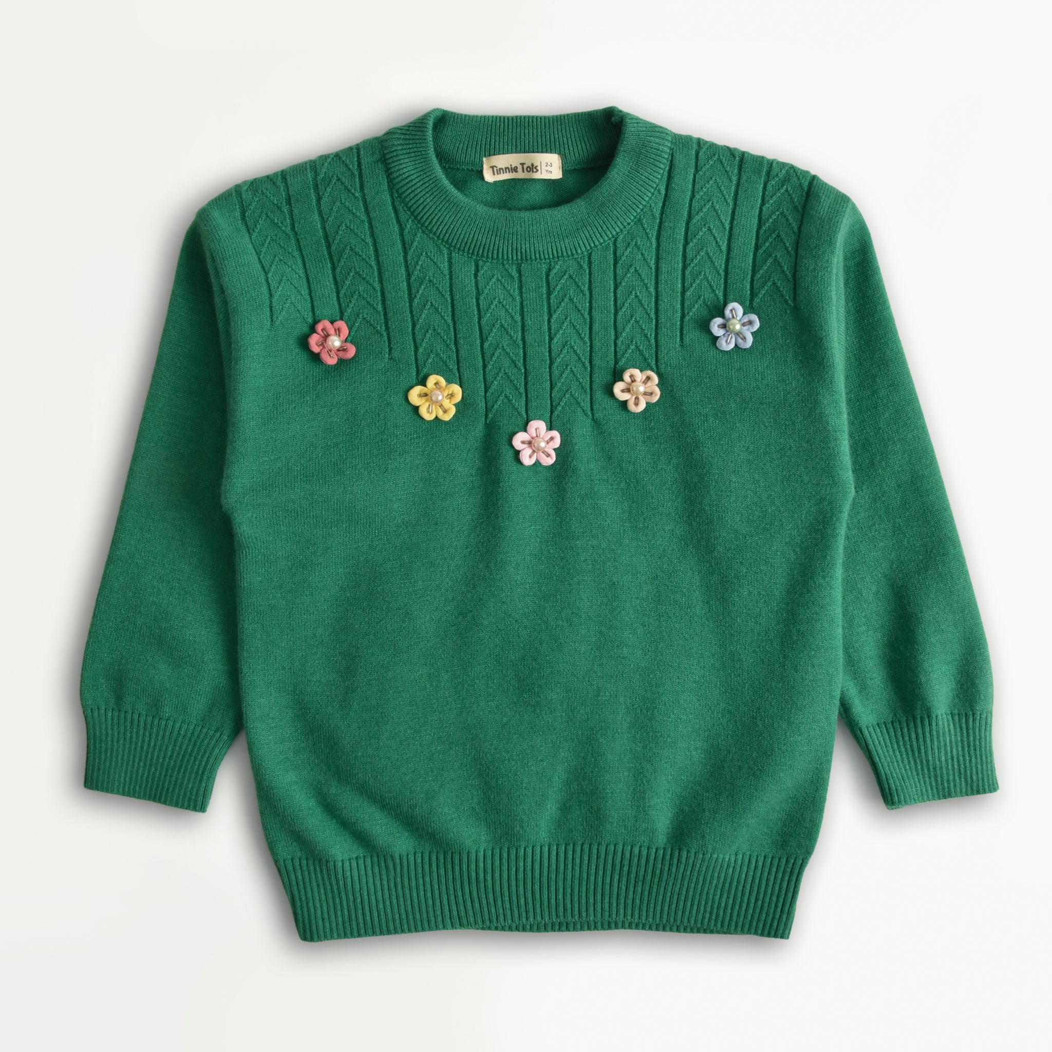 Emerald Embellished Sweater