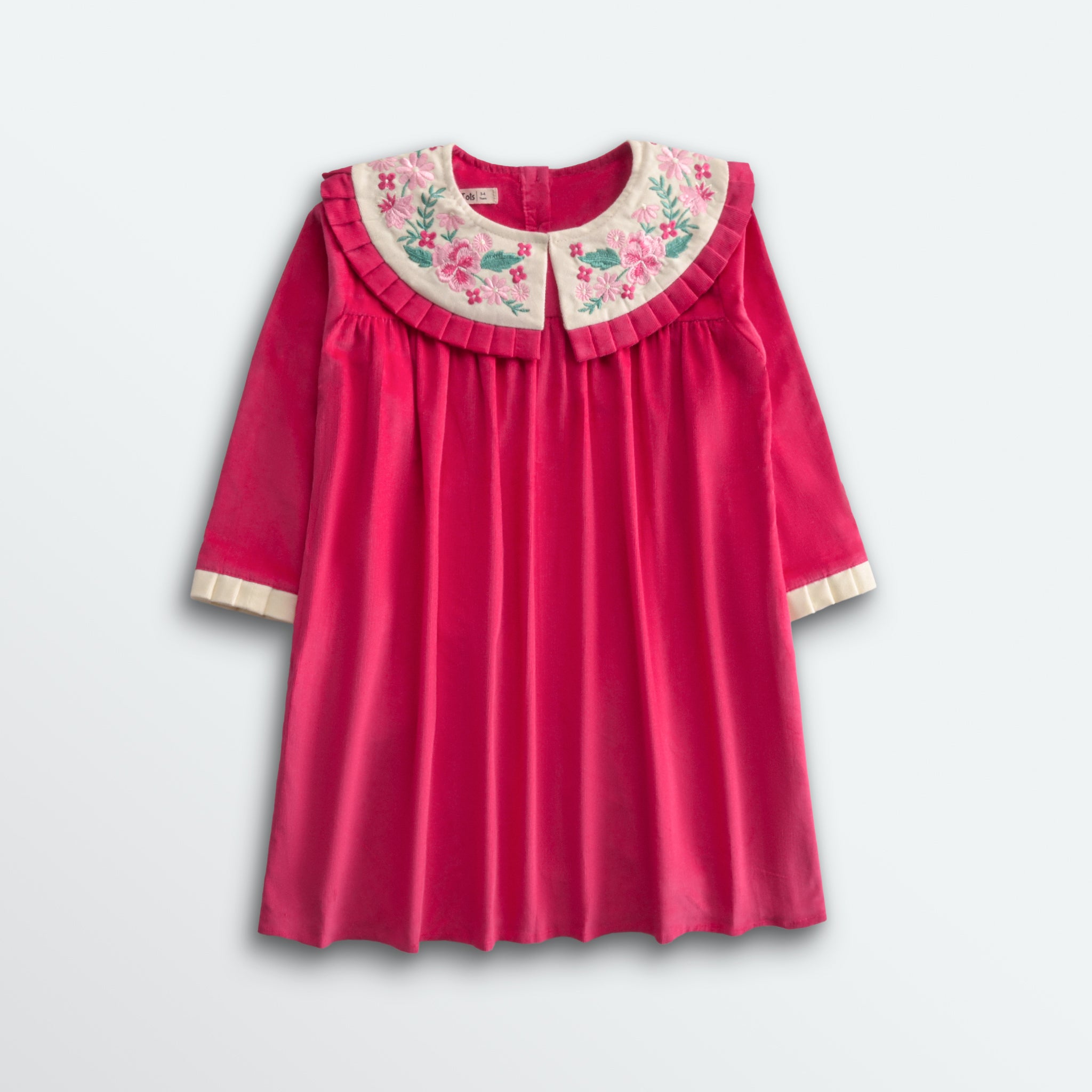 The Pink Statement Collar Dress