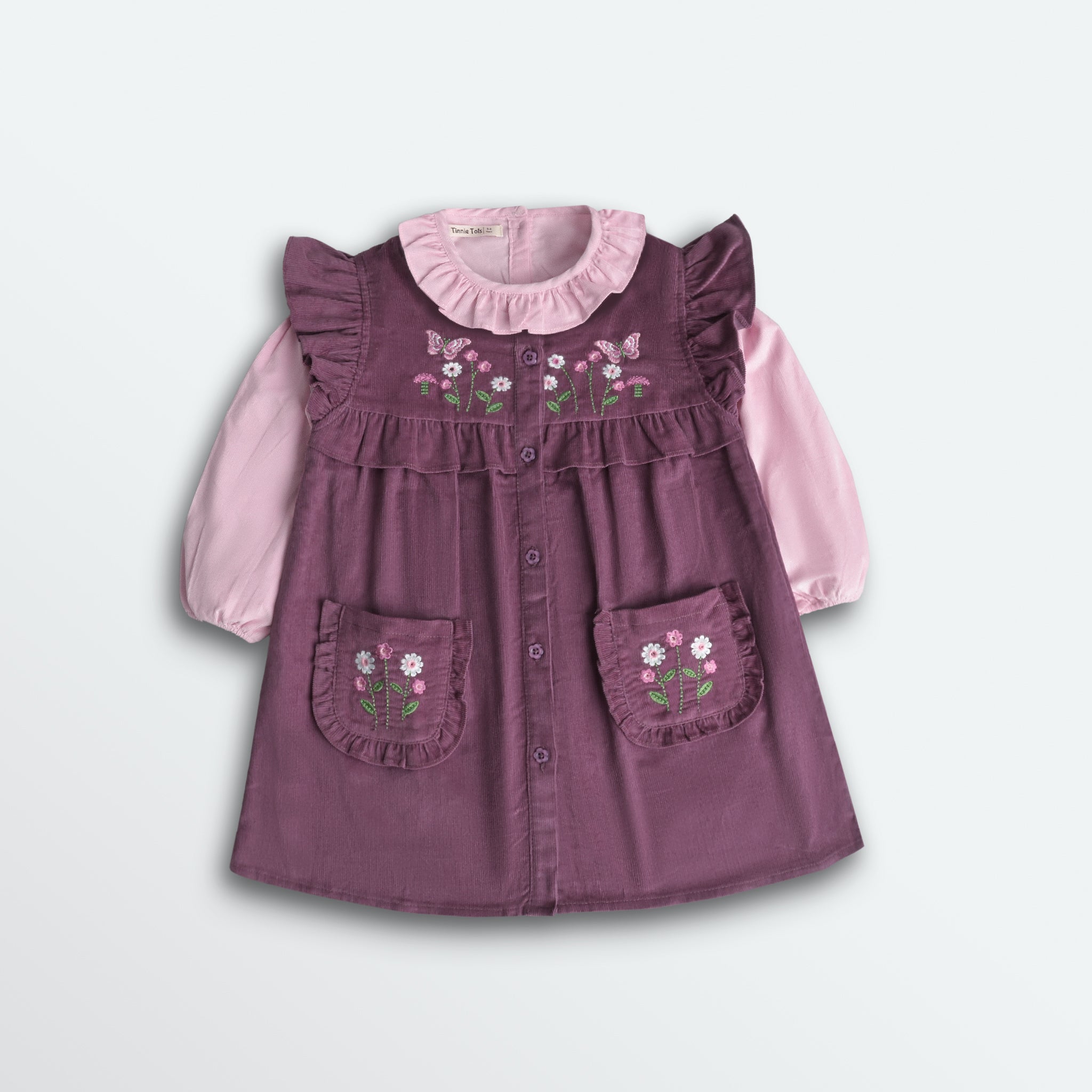 The Peony Corduroy Dress (2pc)