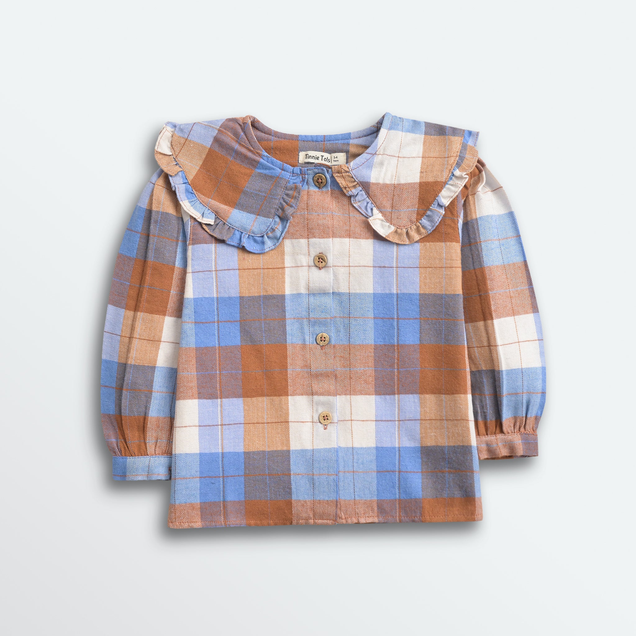 Oxford Checkered Flannel Top