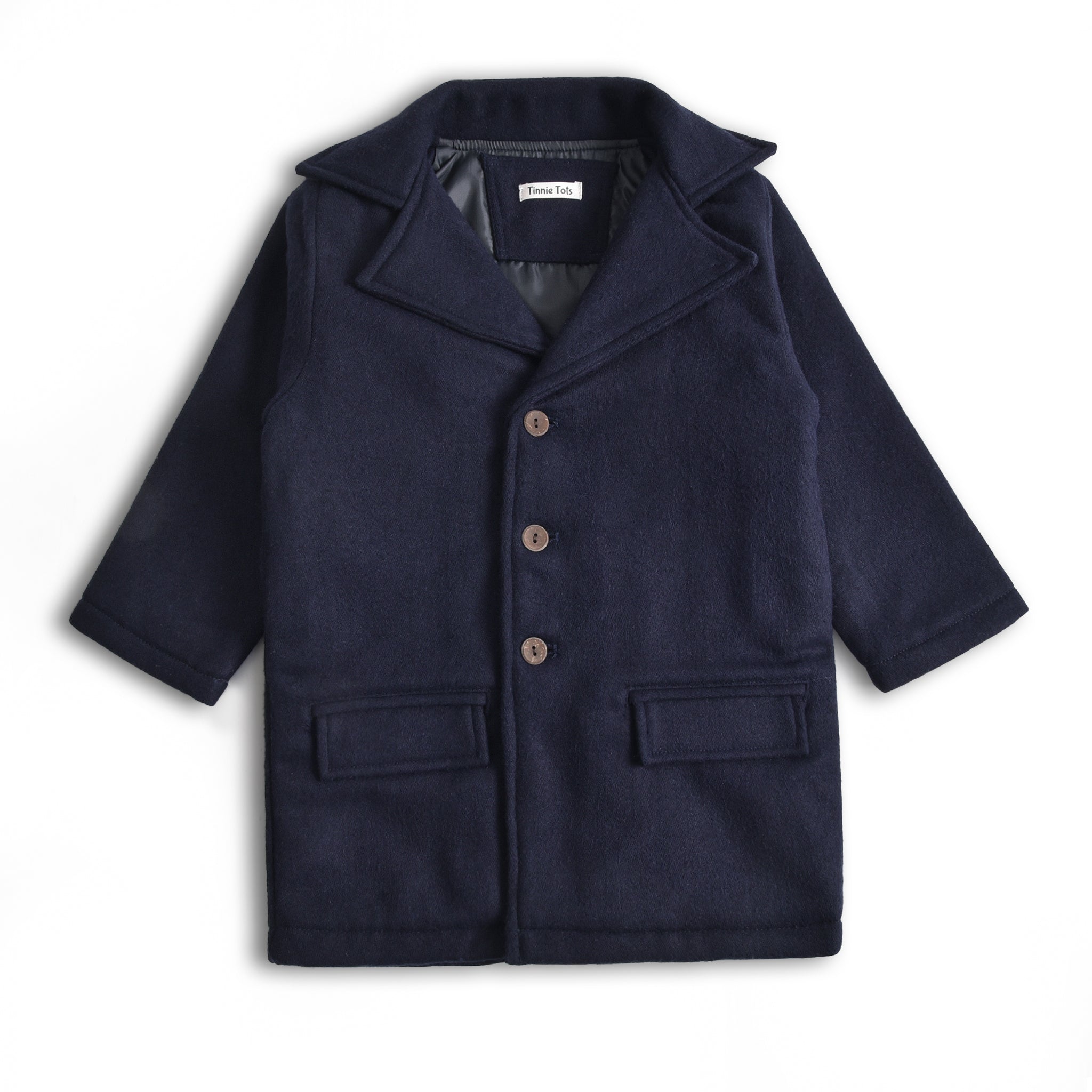 Navy Blue Long Coat