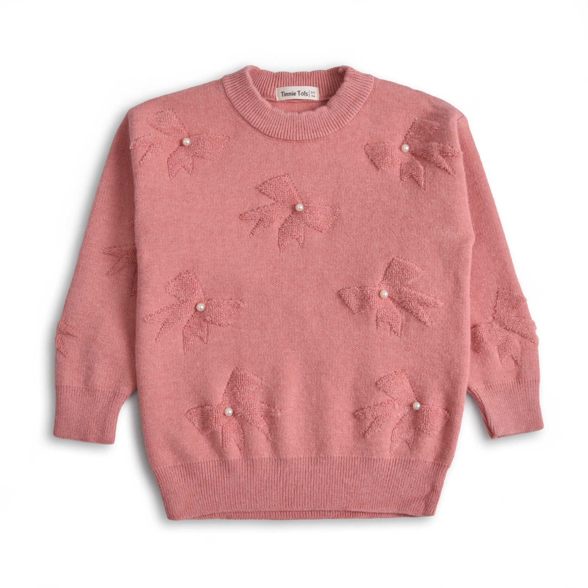 Rouge Pink Embellished Sweater