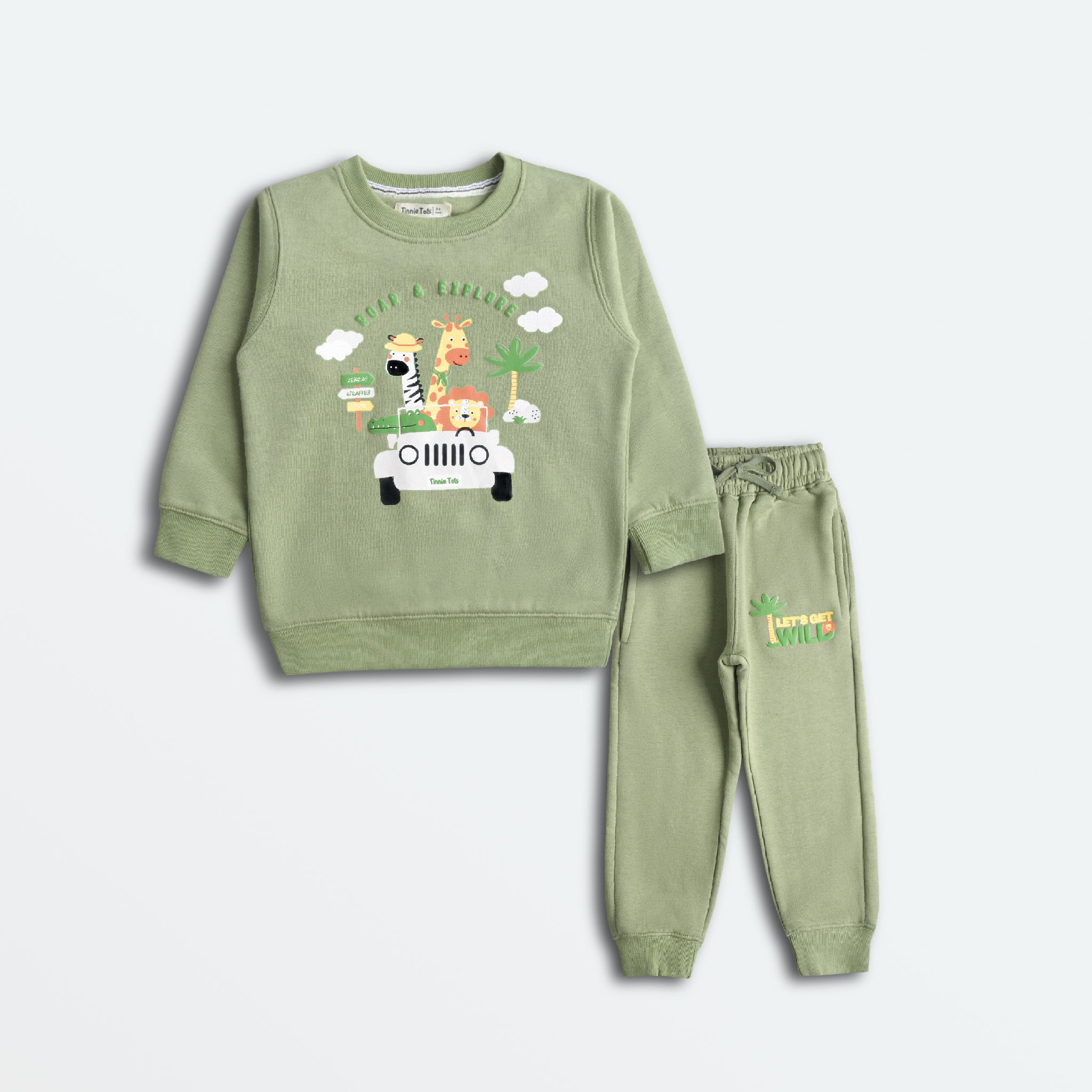 Safari Jungle Fleece 2Pc Set
