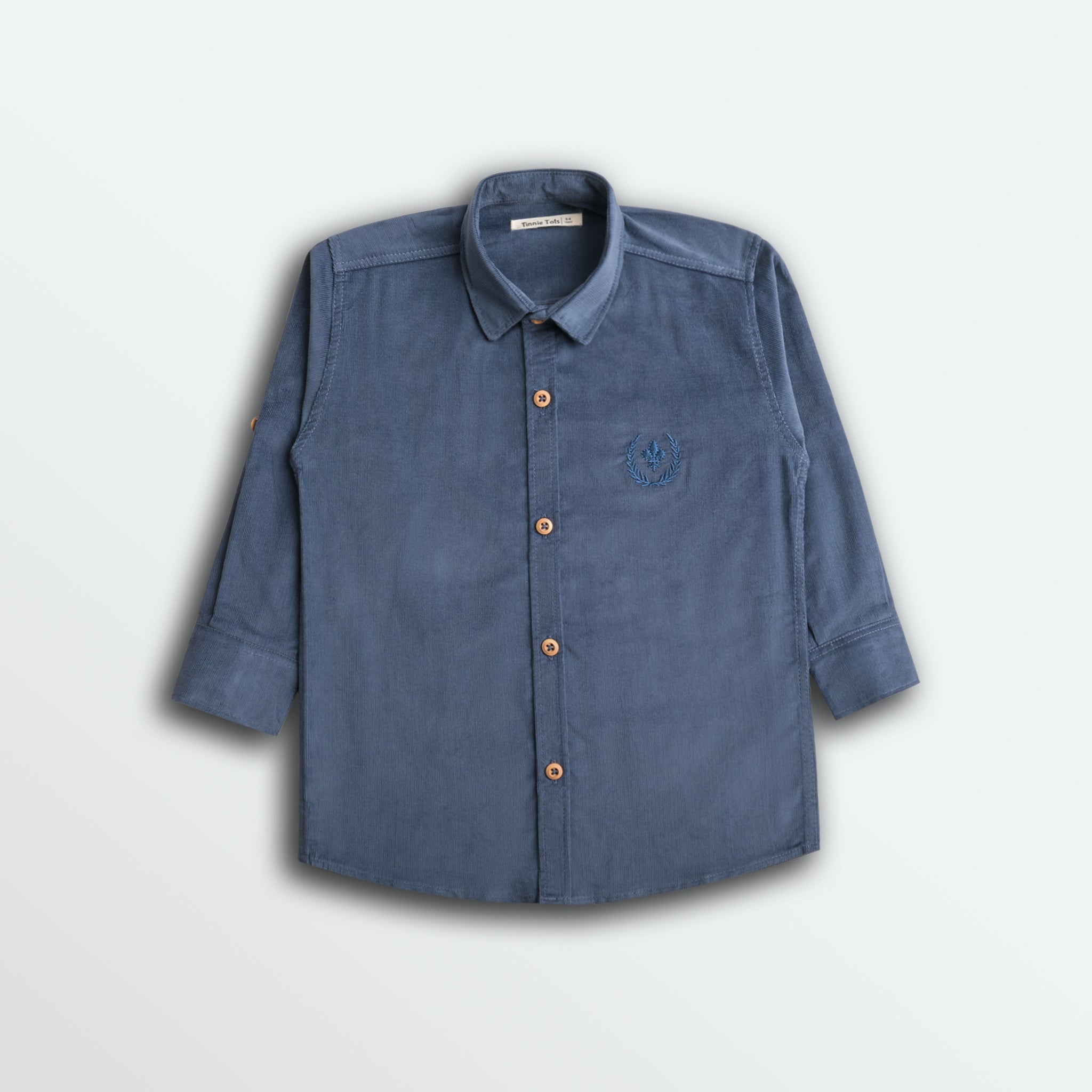 Mid Blue Corduroy Shirt