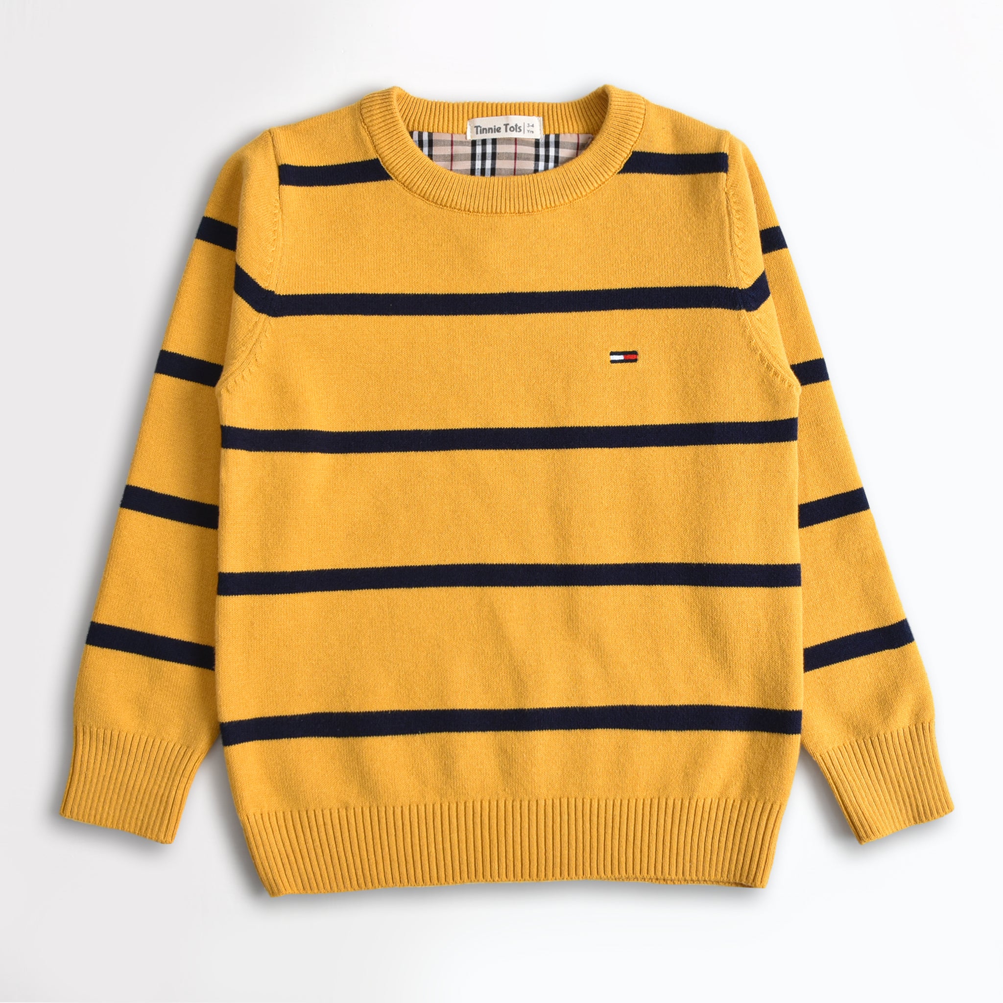 Mustard Striped Sweater