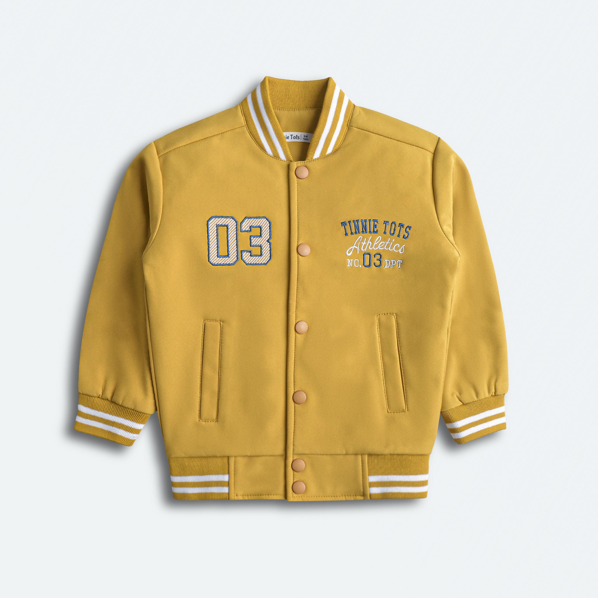 Mustard Bomber Quilted Jacket