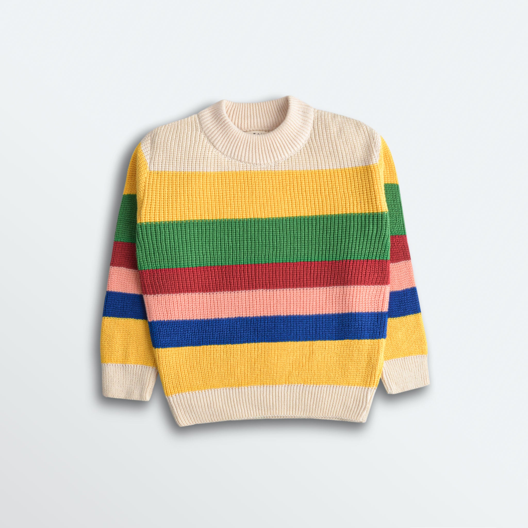 Rainbow Mockneck Sweater