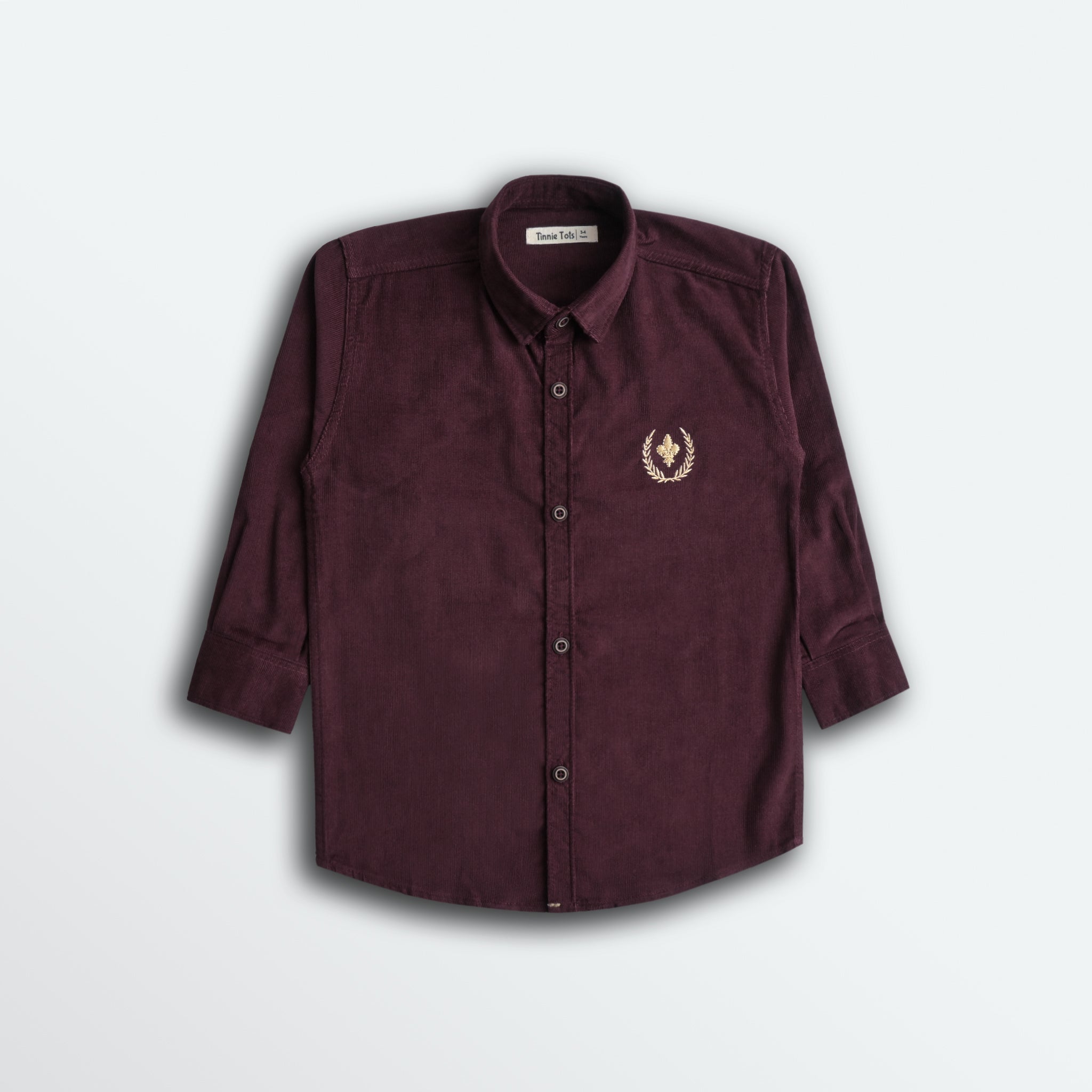 Burgundy Corduroy Shirt