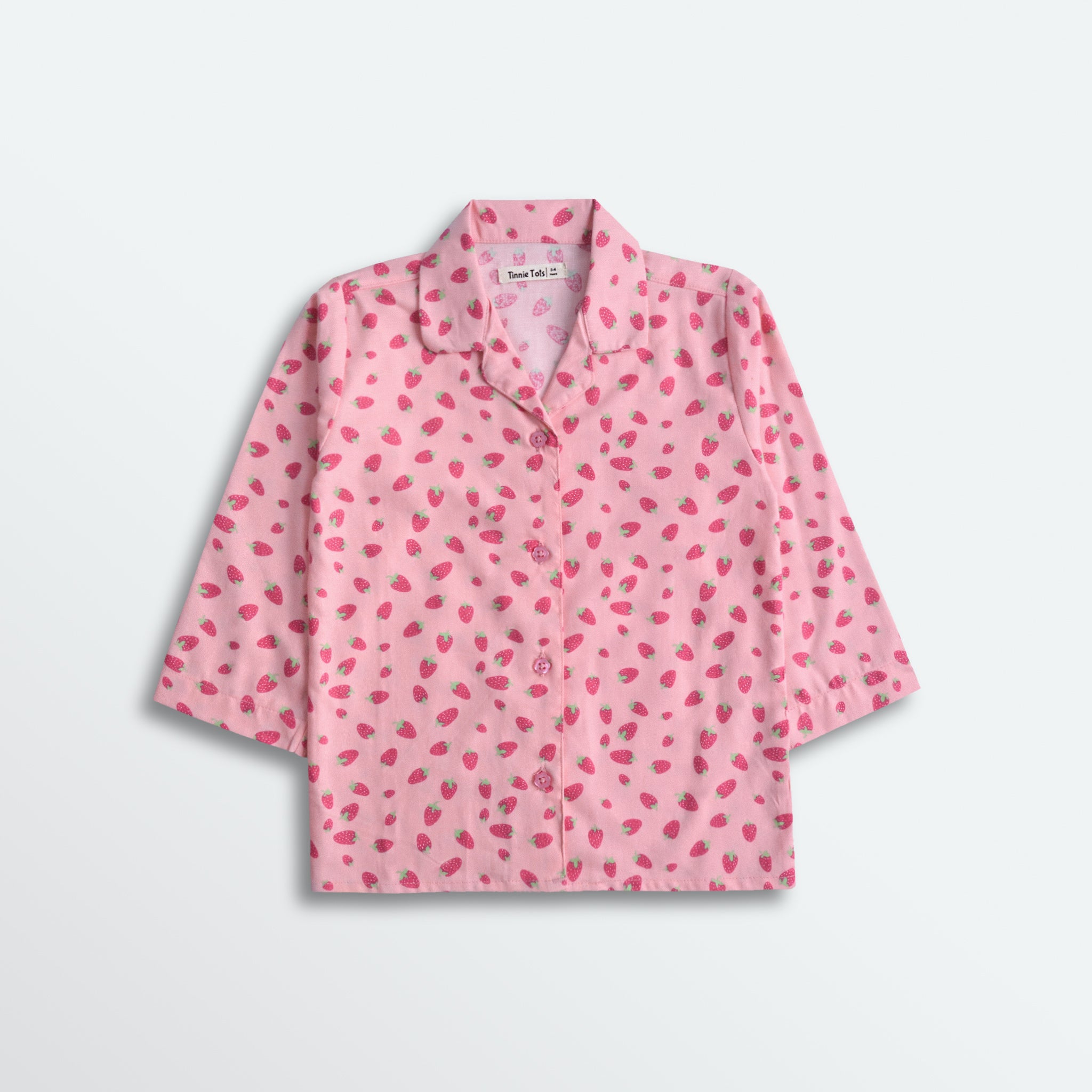 Strawberries Love Flannel Pajamas