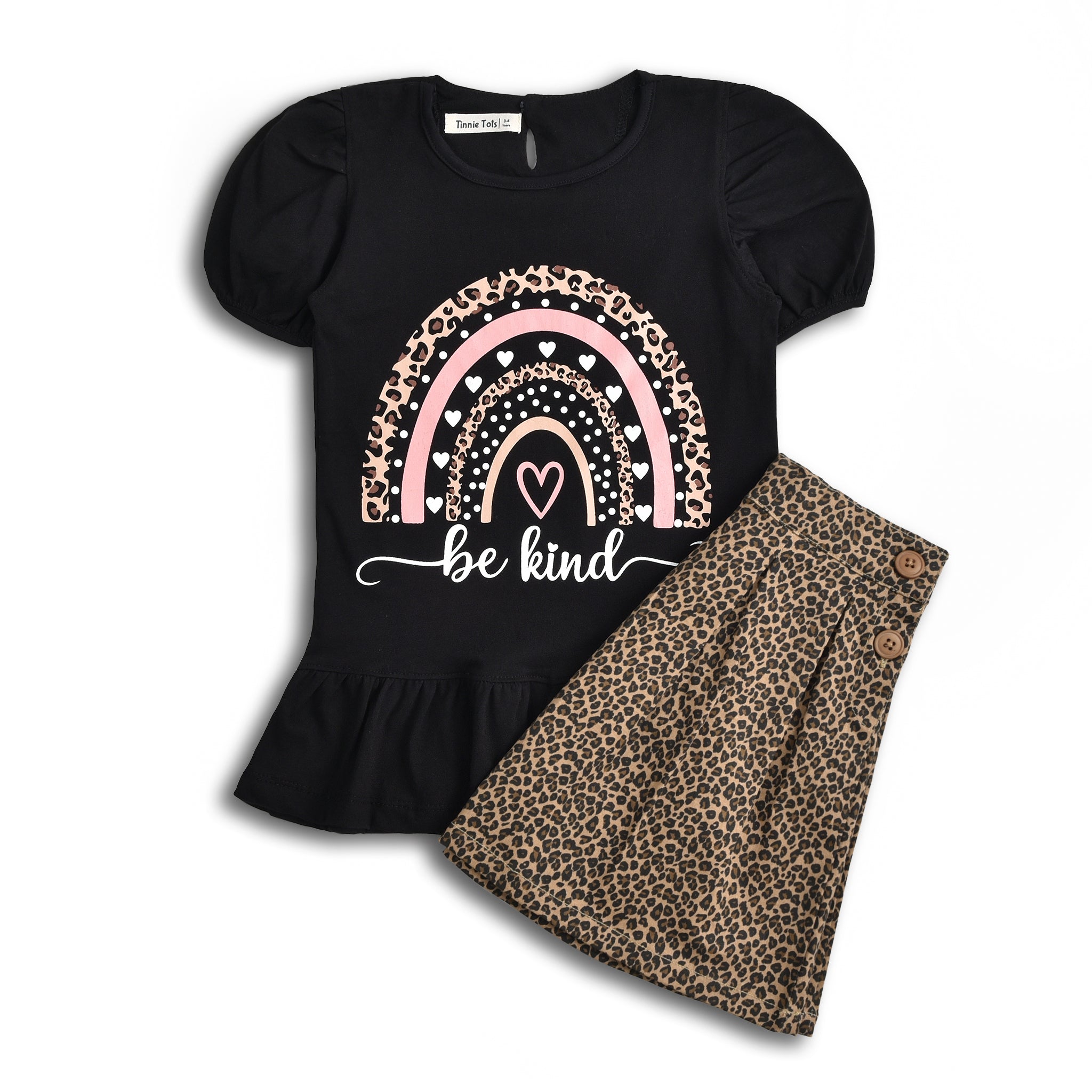 Leopard Skirt 2Pc Set
