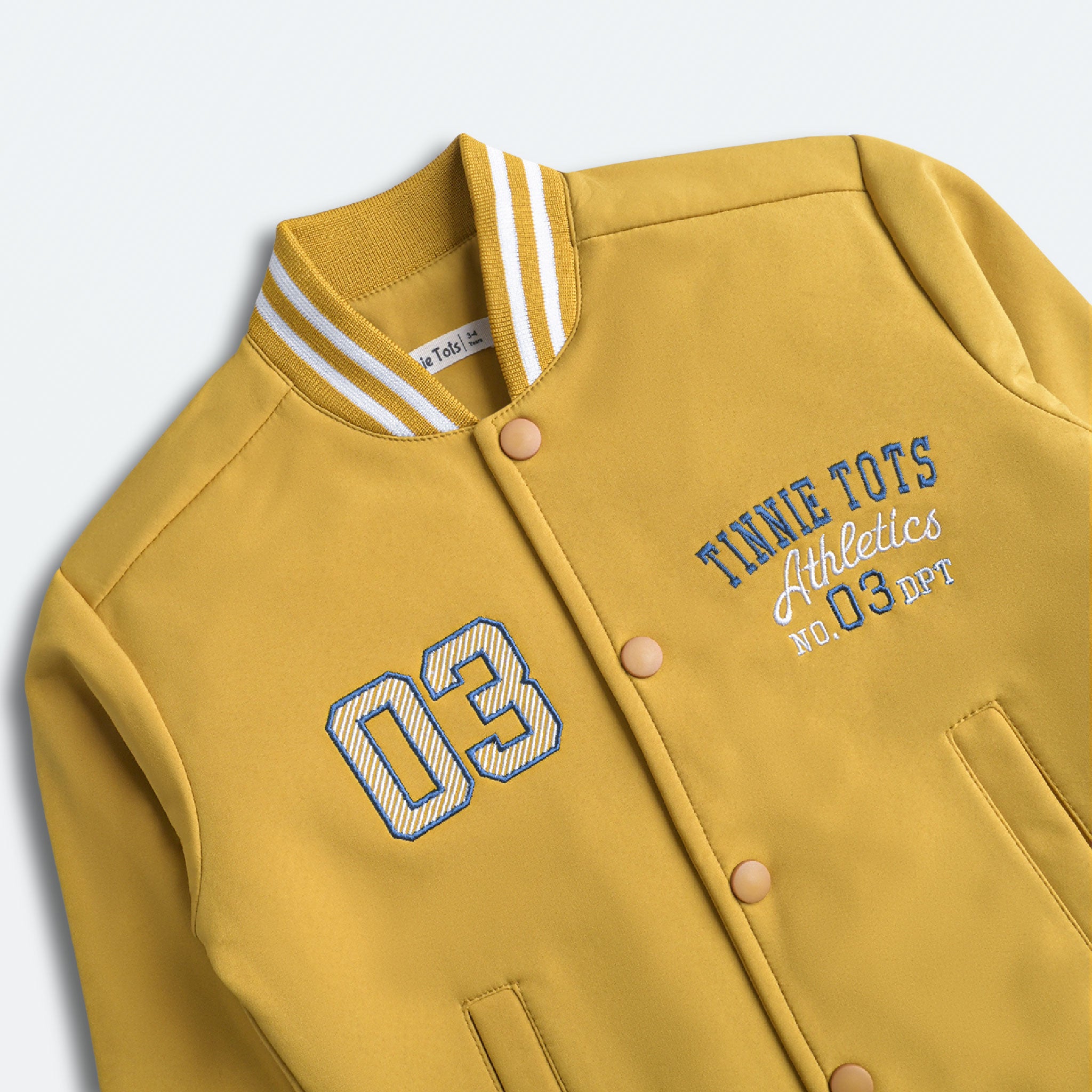 Mustard Bomber Quilted Jacket