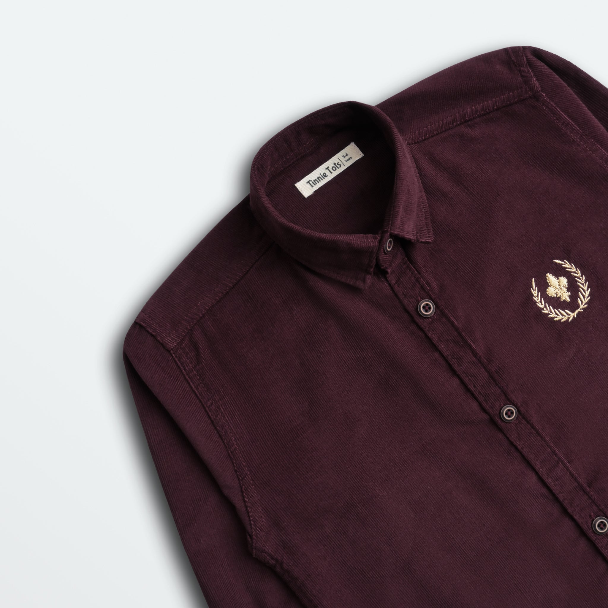 Burgundy Corduroy Shirt
