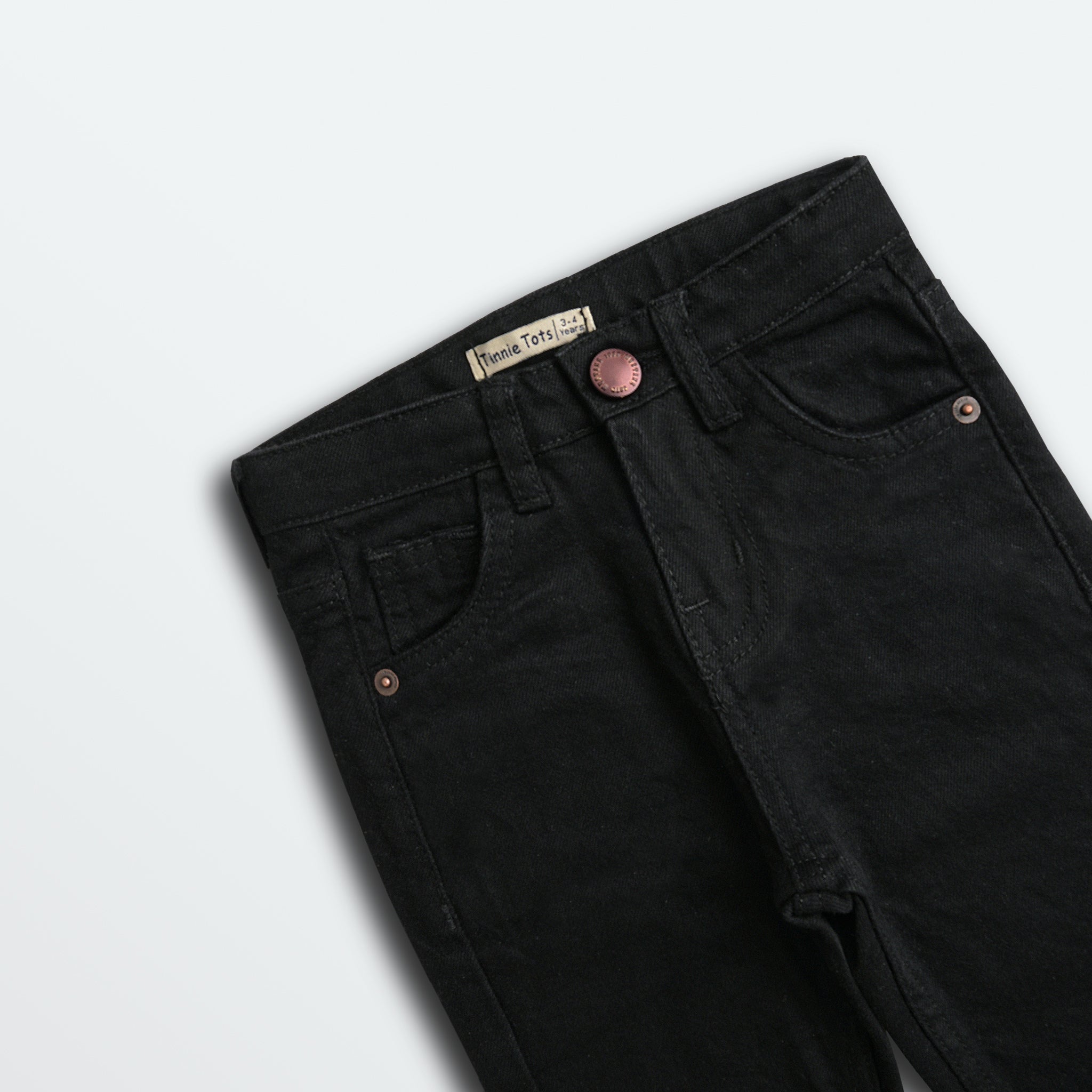 Jet Black Boys Jeans