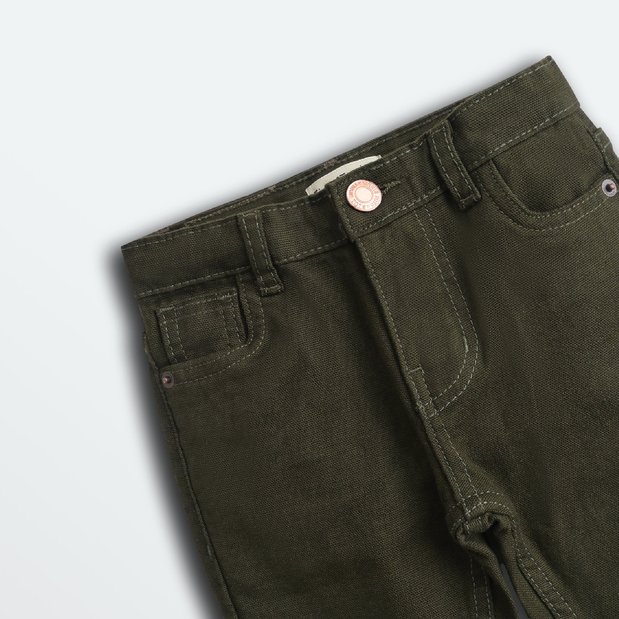 Olive Canvas Jeans