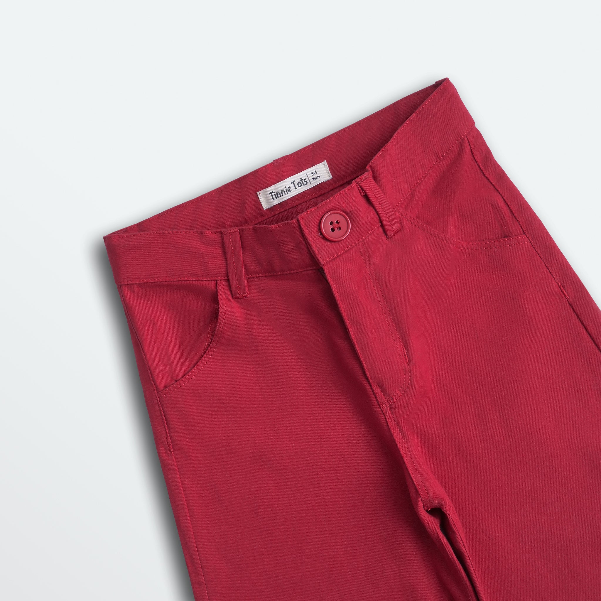 Scarlet Red Wide Leg Pants