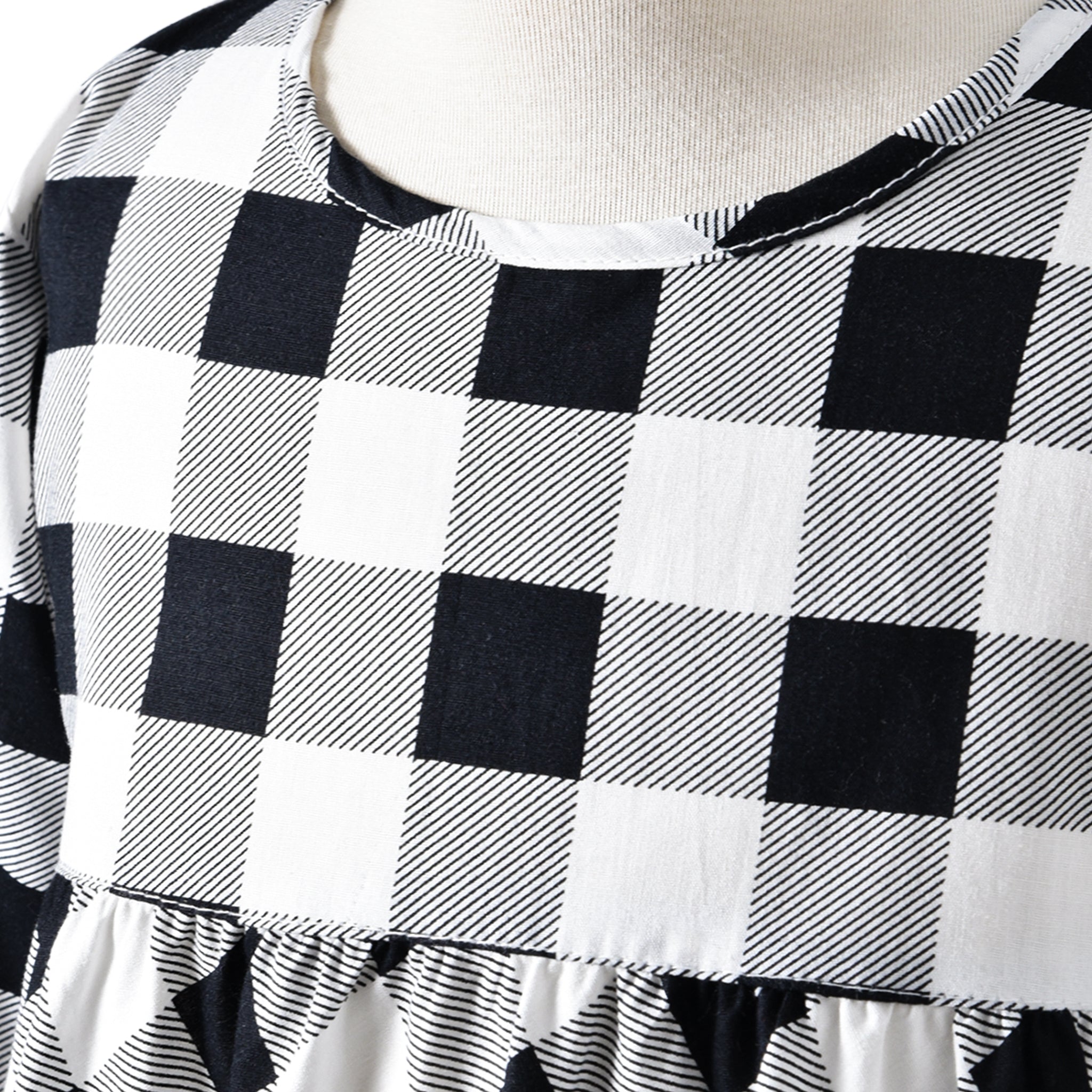 Checkered Cotton Frock