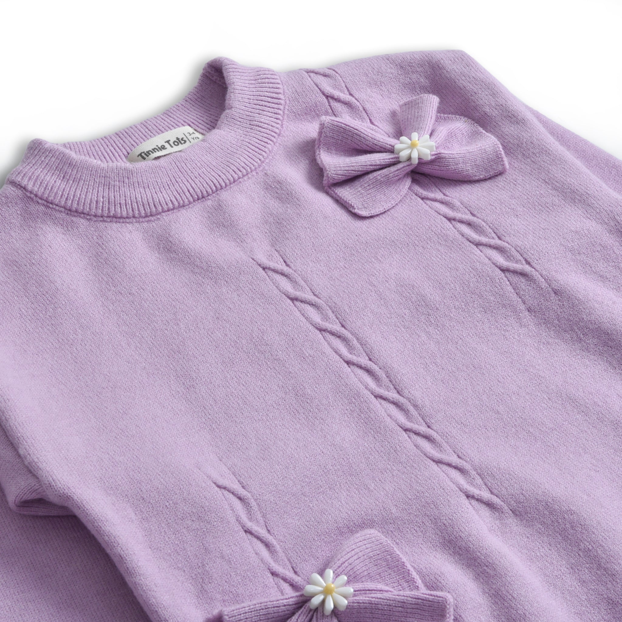 Lilac Embellished Sweater