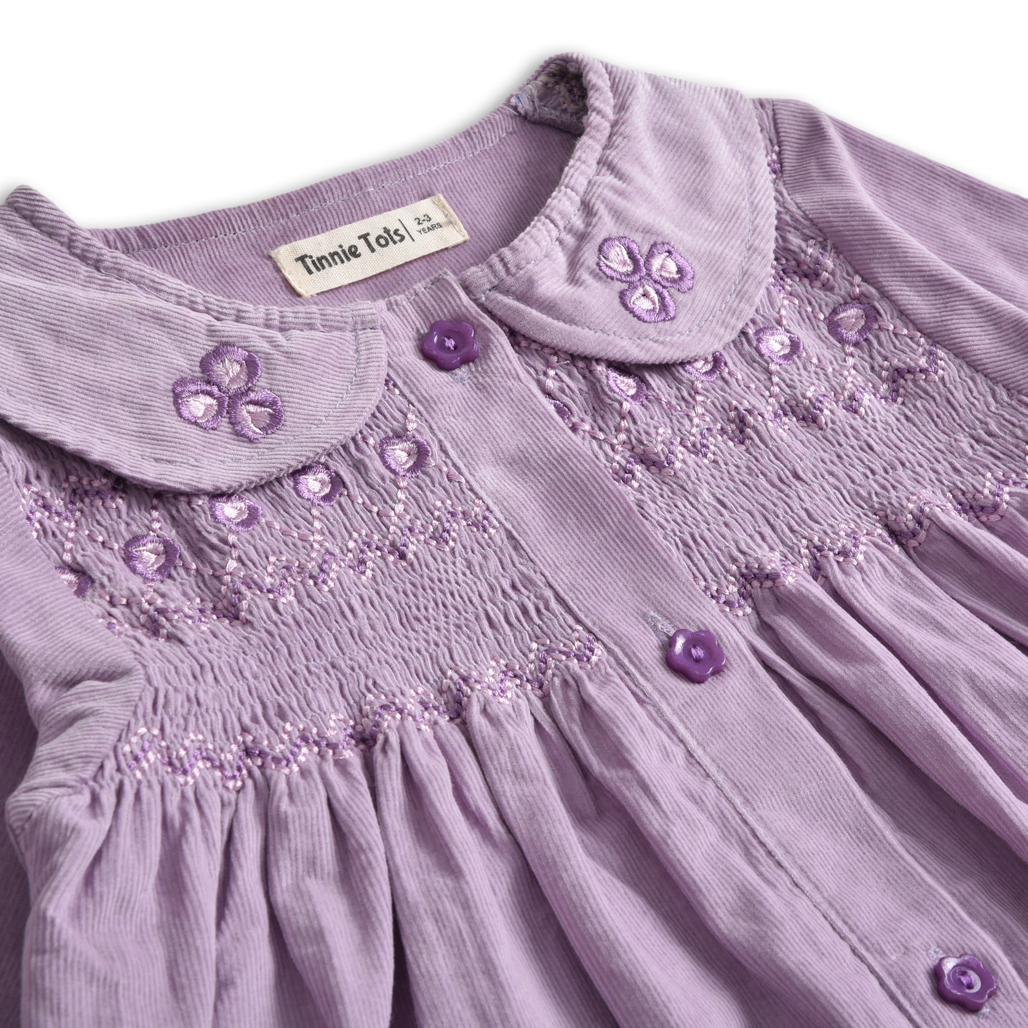 Lily Embroidered Smoking Frock