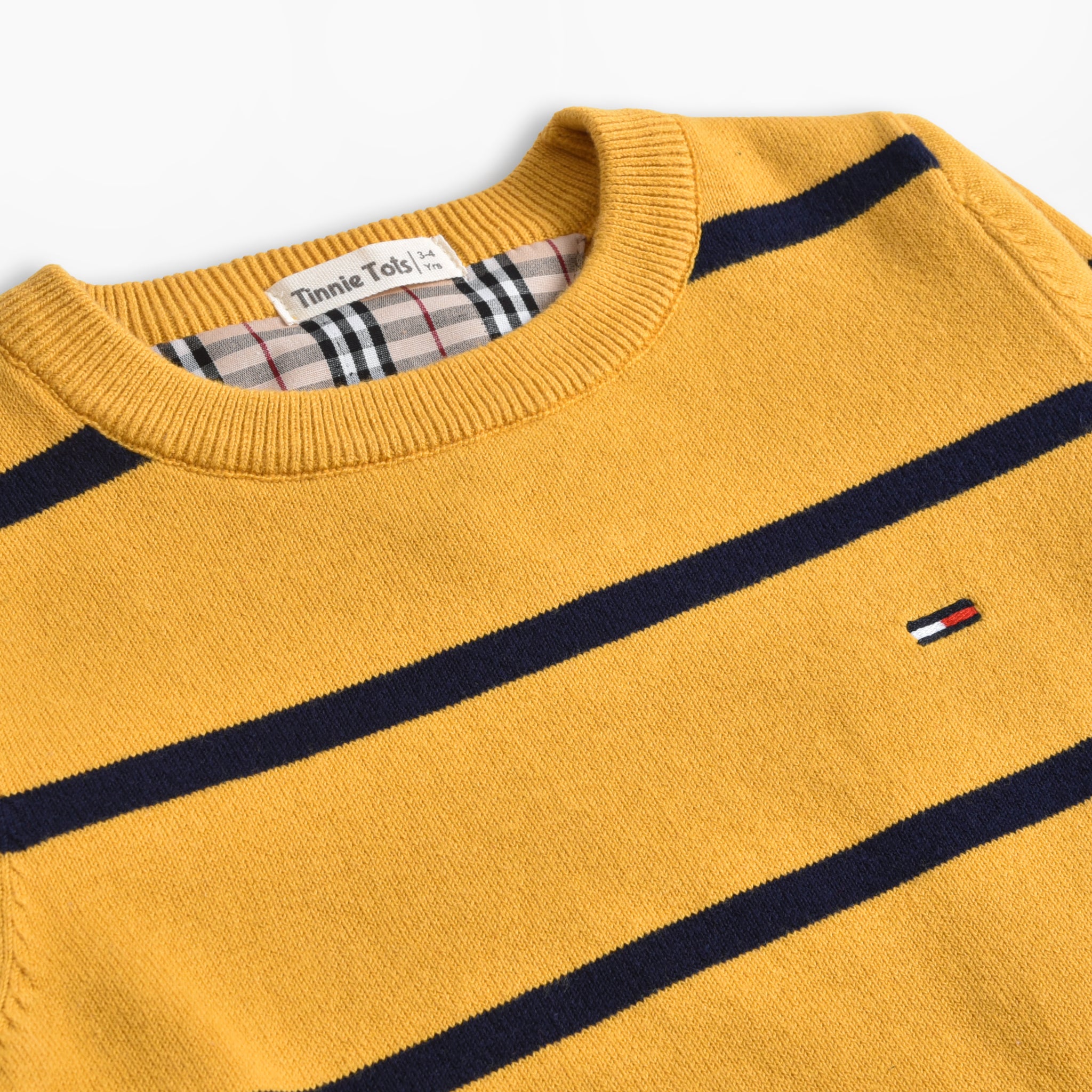 Mustard Striped Sweater