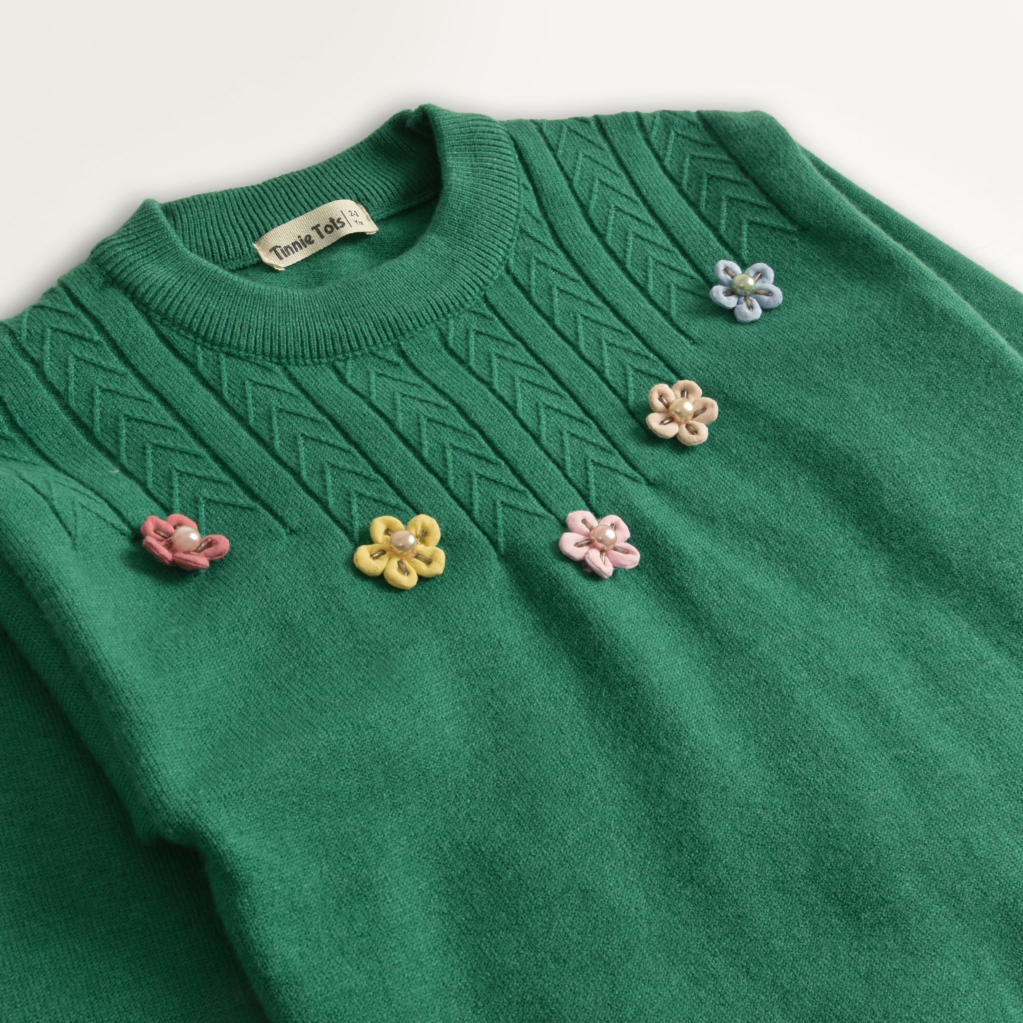 Emerald Embellished Sweater