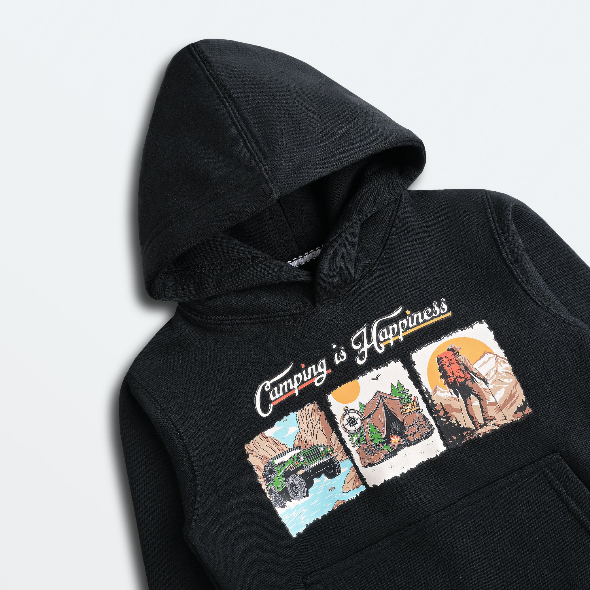 Camping Vibes Hooded Fleece 2Pc Set
