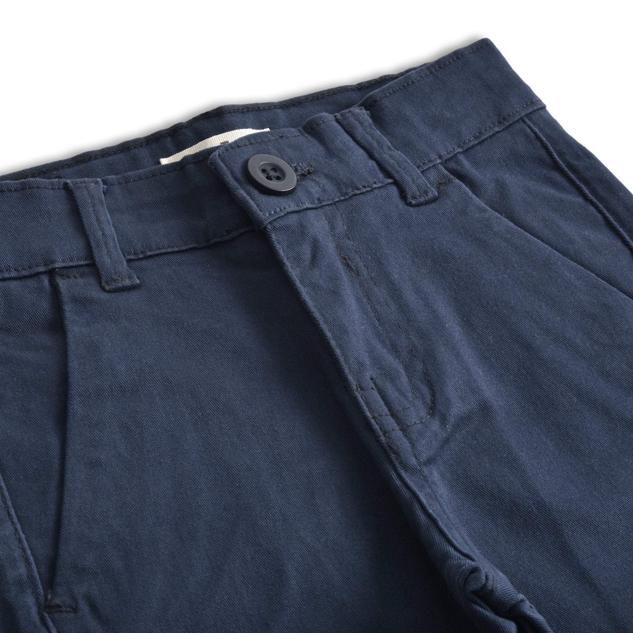 Navy Blue Cotton Shorts
