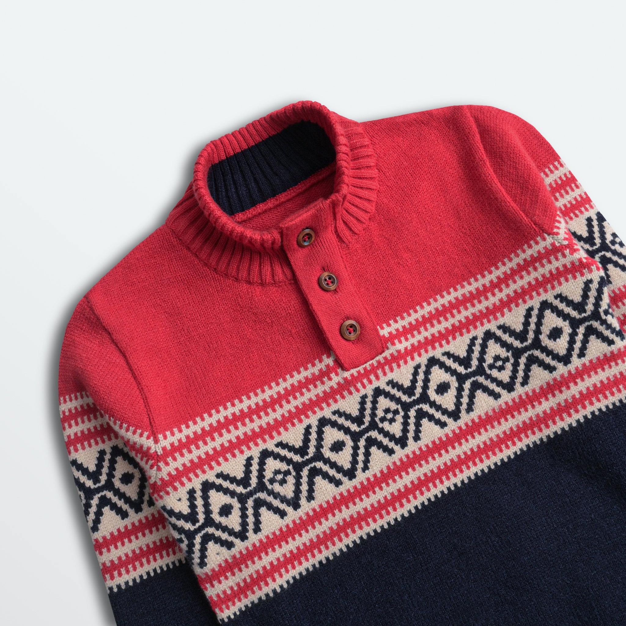 Windsor Jacquard Knitted Sweater