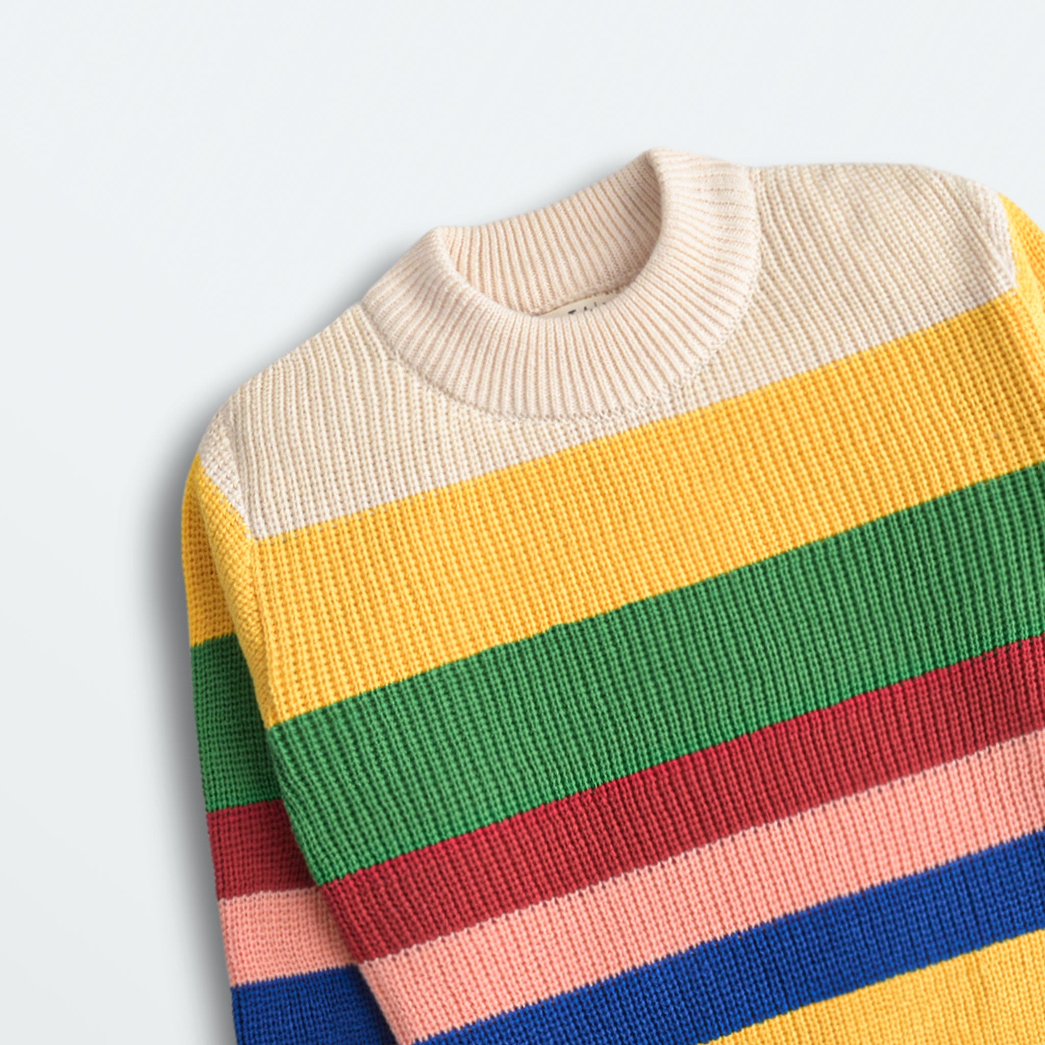 Rainbow Mockneck Sweater