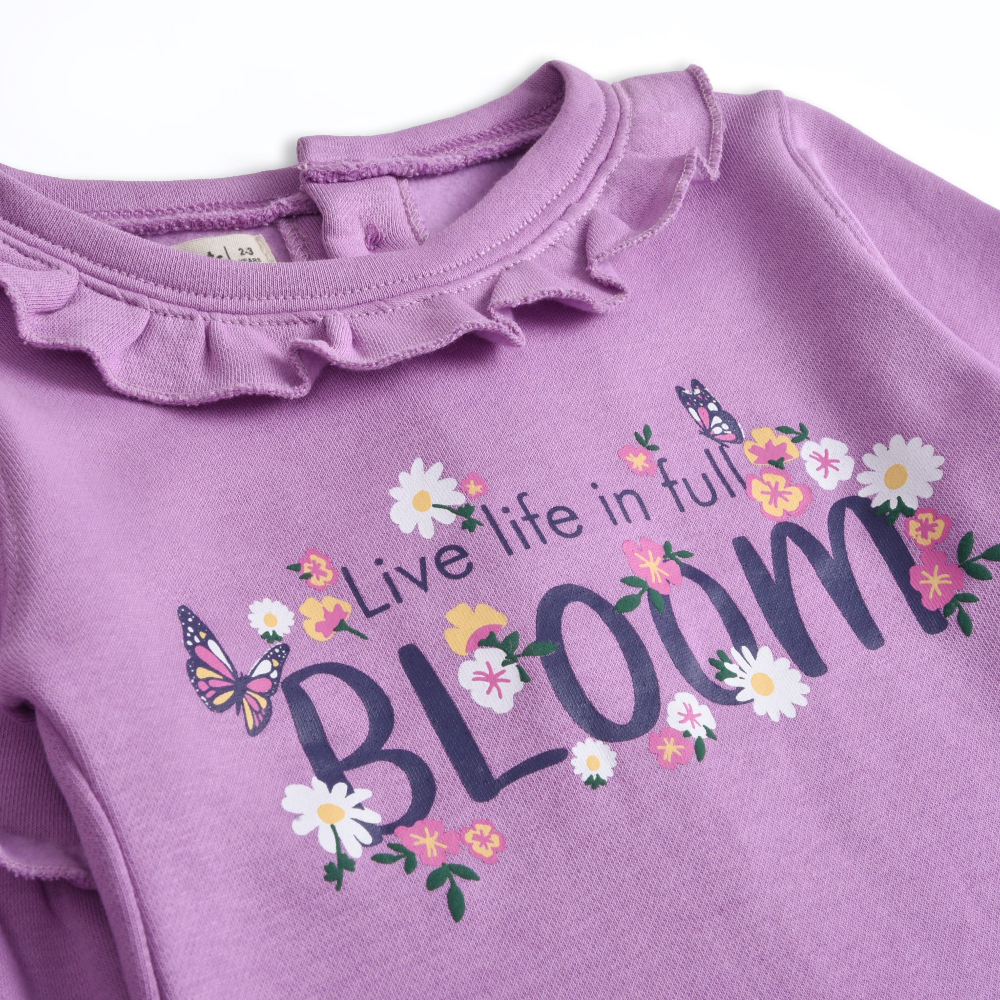 Ruffled Bloom Sweatshirt