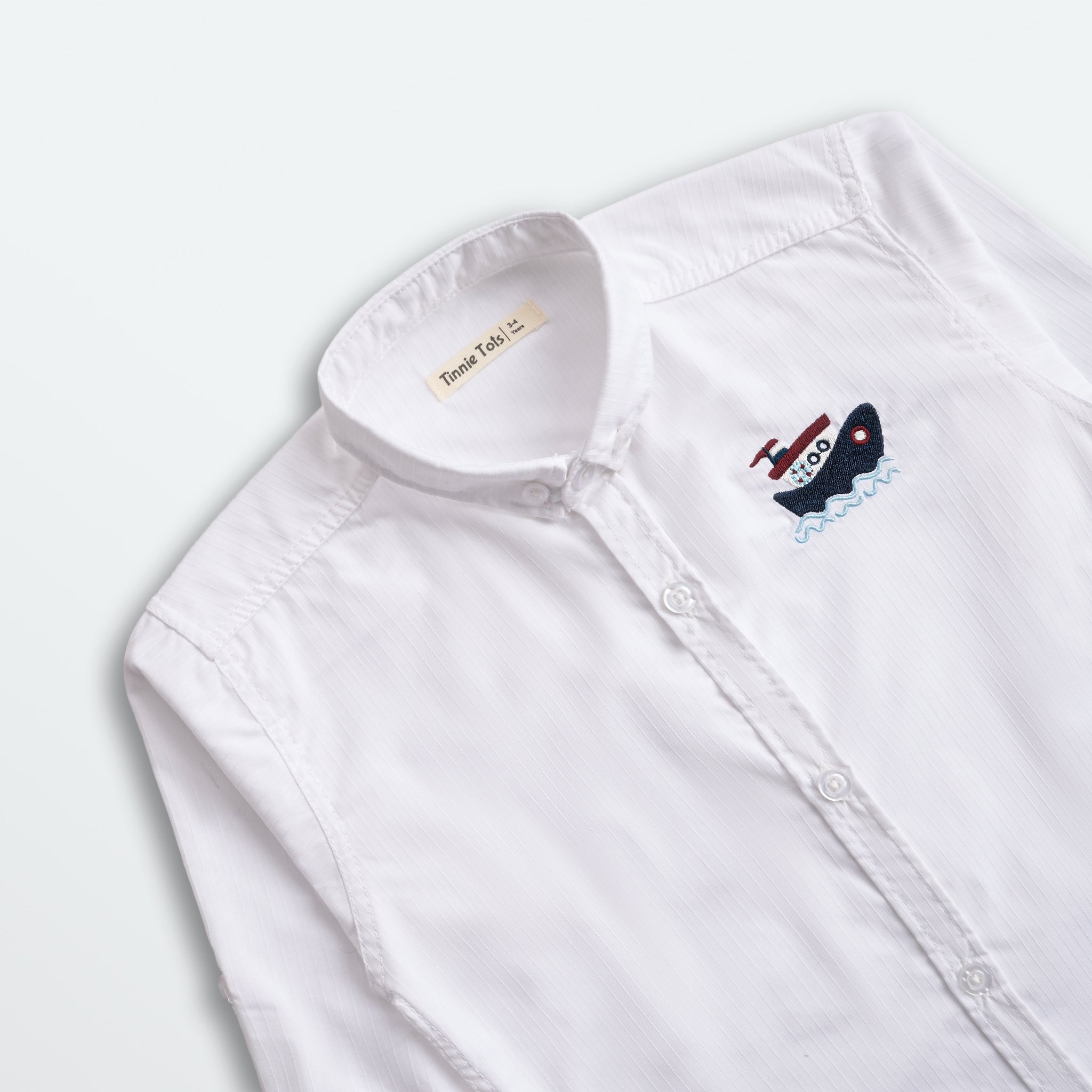 Little Captain Full Sleeves Shirt