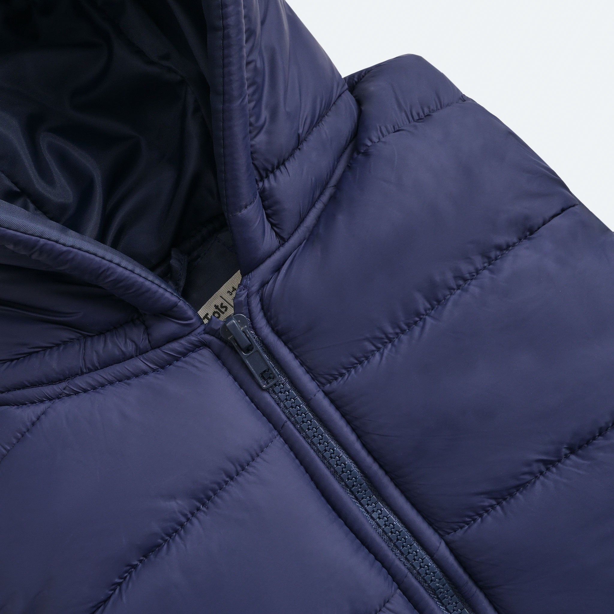 Royal Blue Sleevesless Puffer Jacket