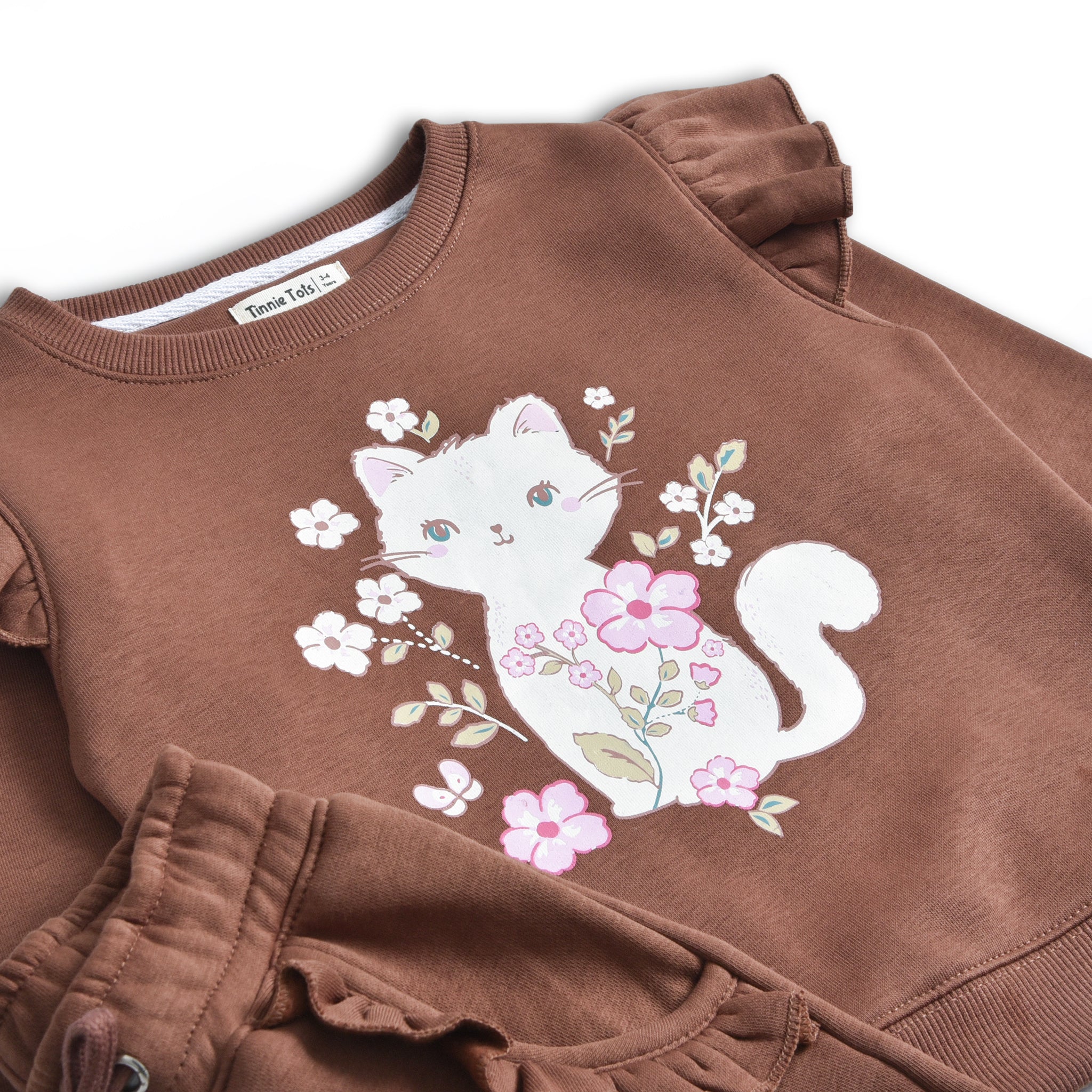 Floral Kitty Fleece Set (2pc)