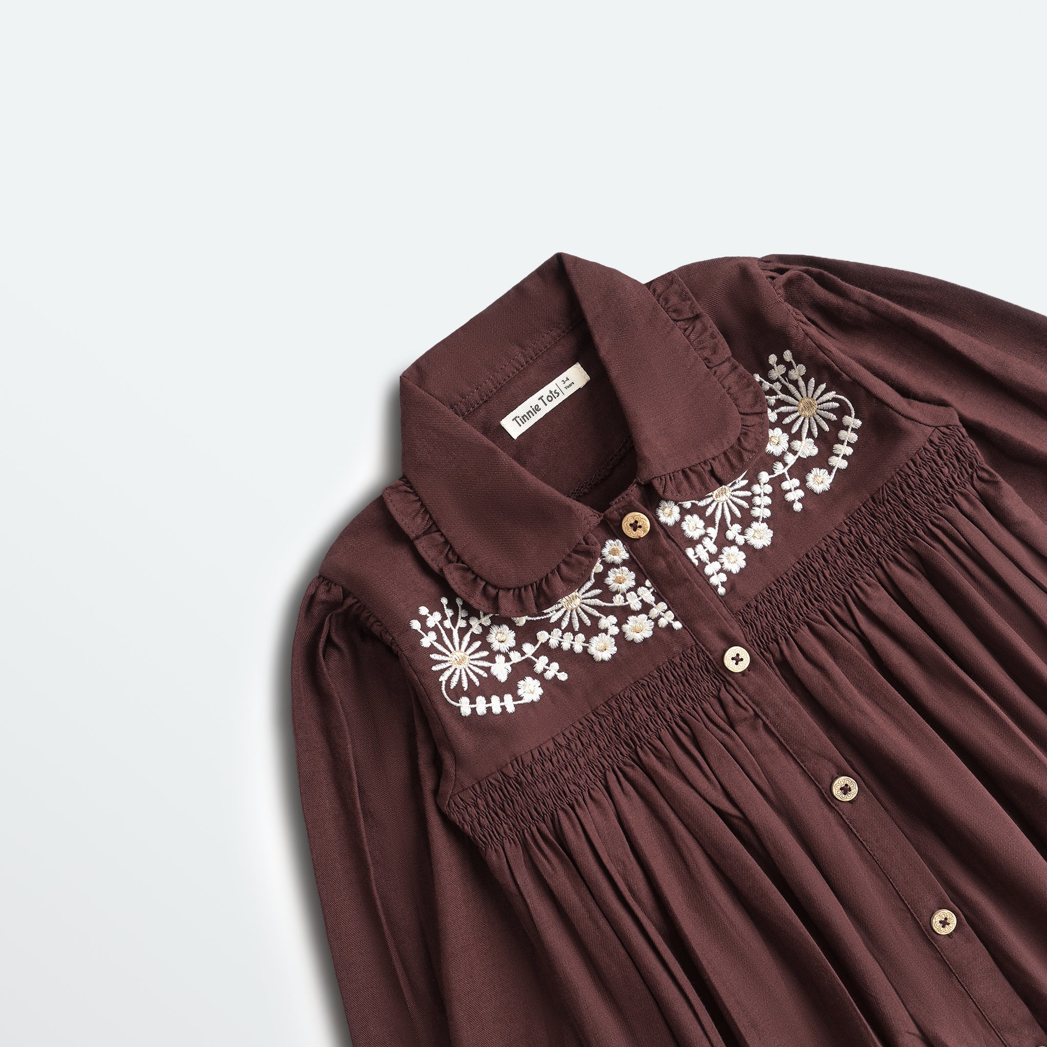 Elizabeth Floral Embroidered Dress