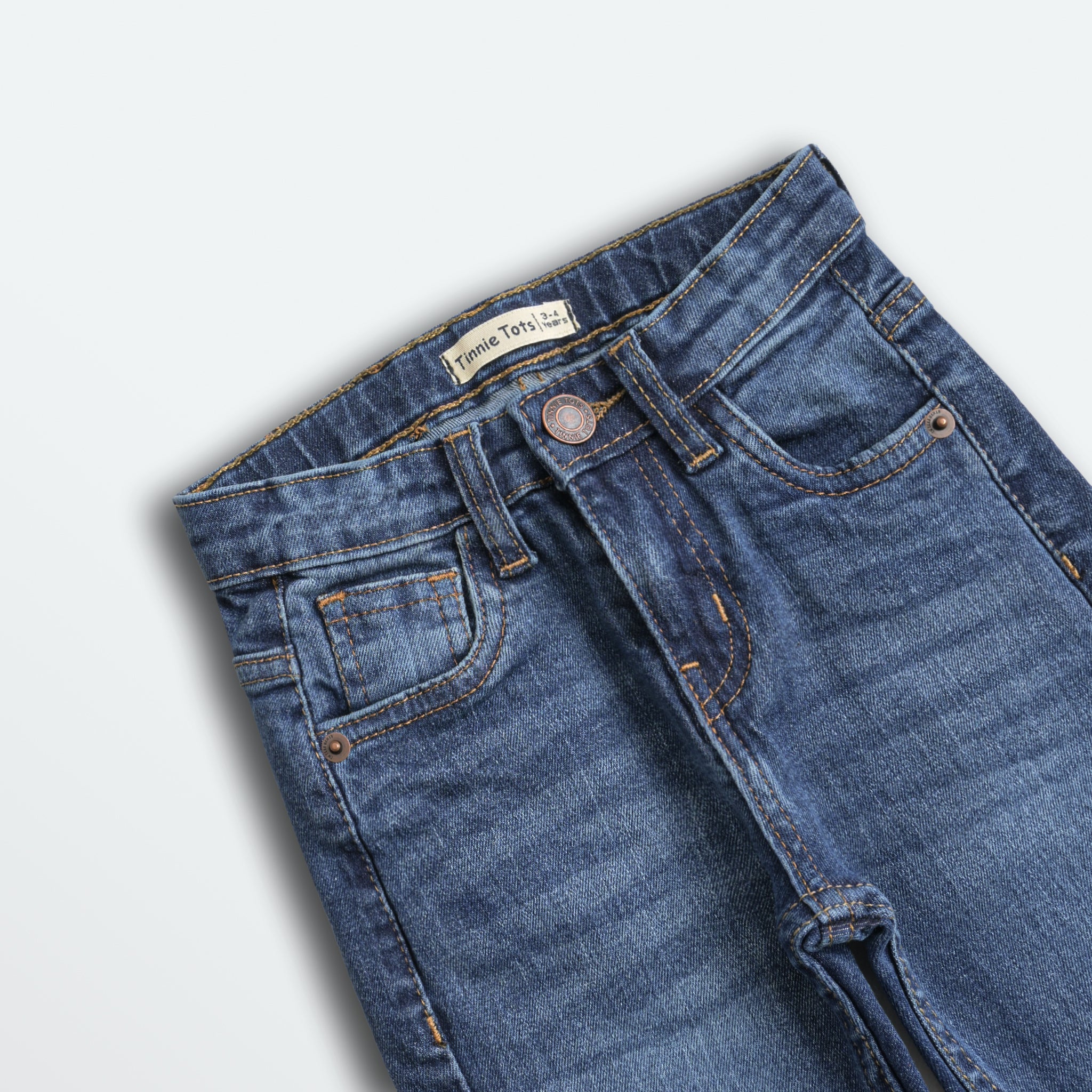 Mid Blue Boys Jeans