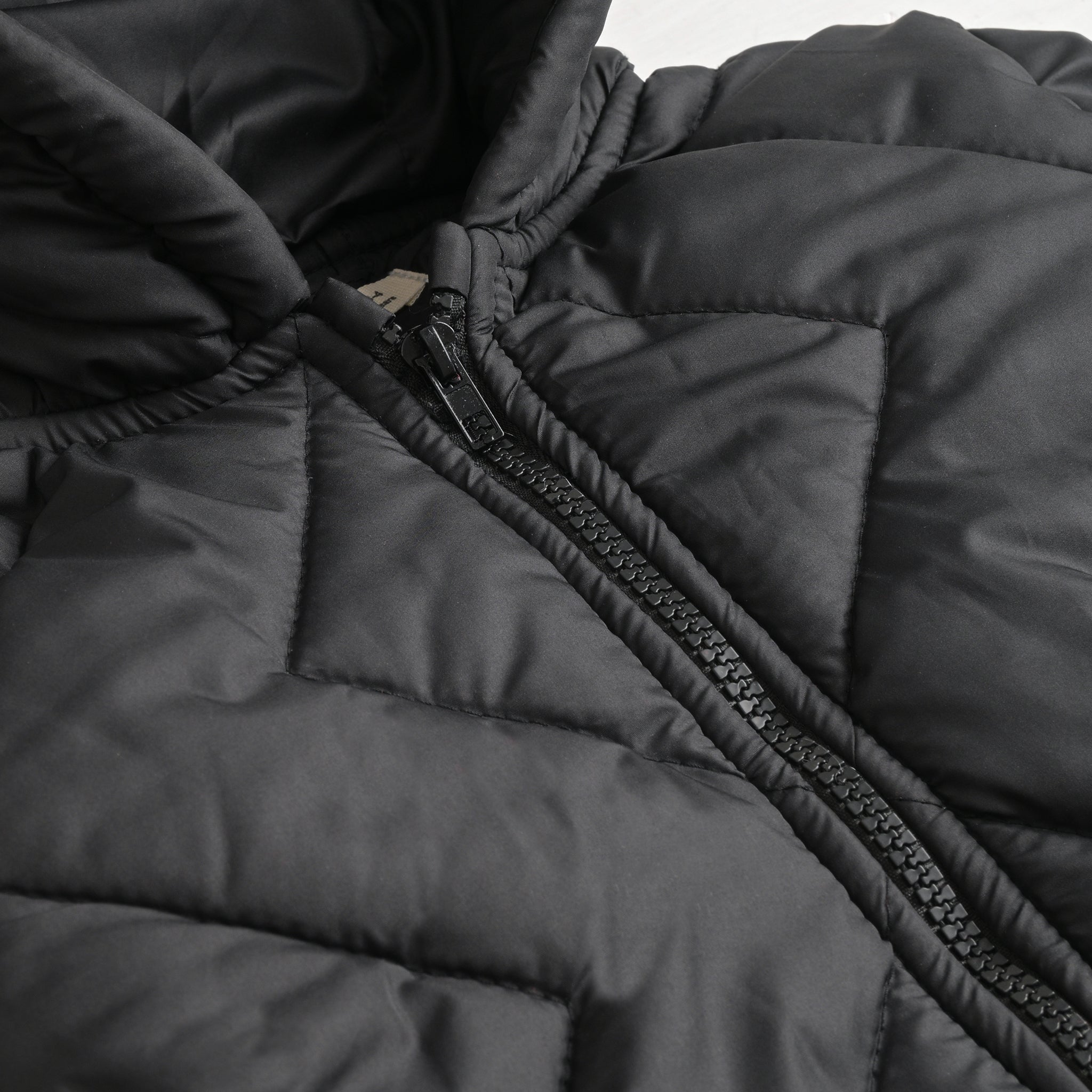 Jet Black Puffer Jacket