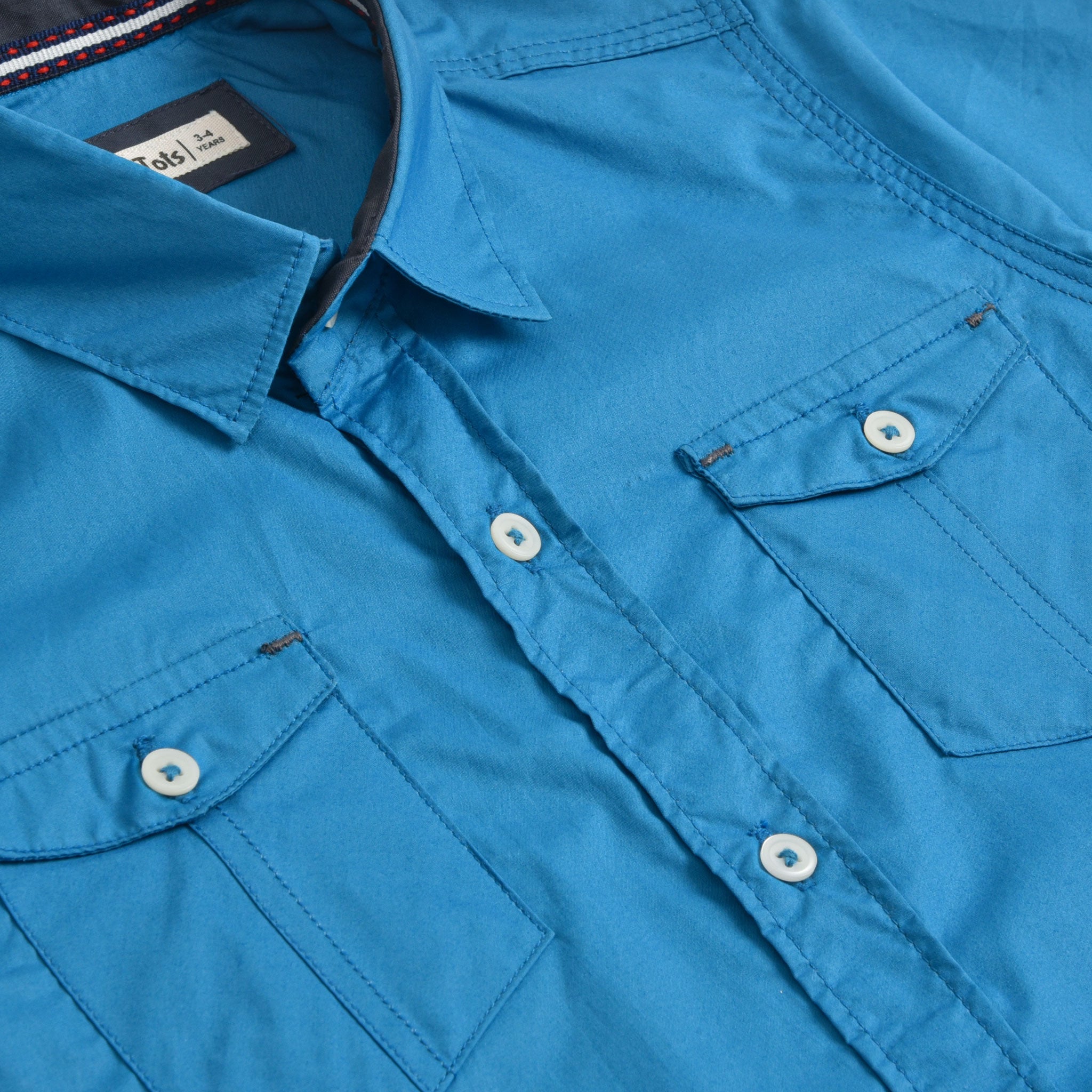 Cerulean Blue Casual Shirt