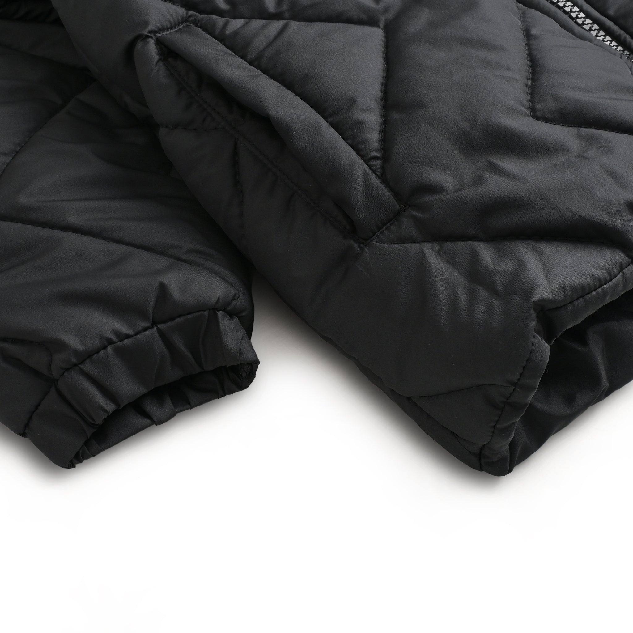 Jet Black Puffer Jacket