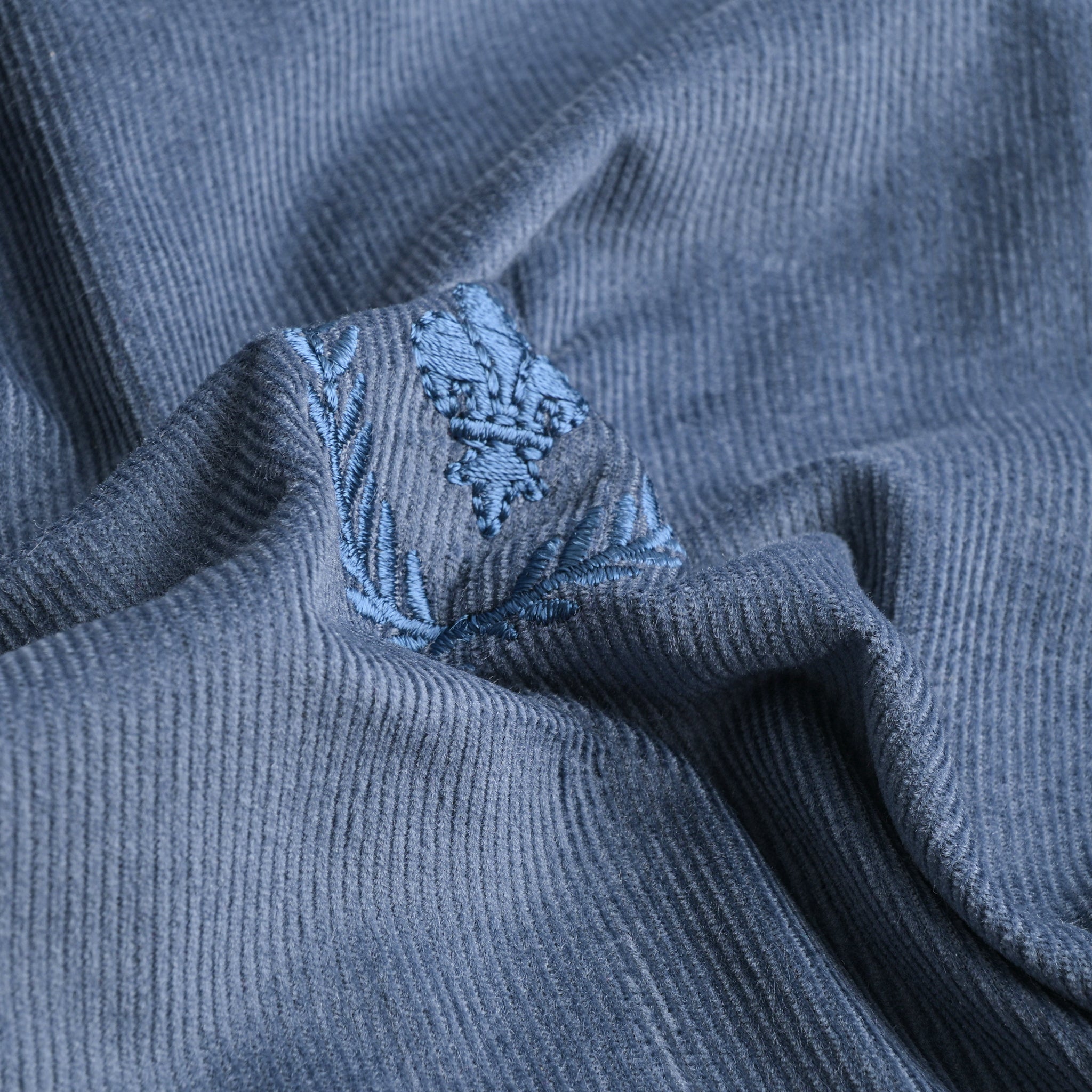 Mid Blue Corduroy Shirt