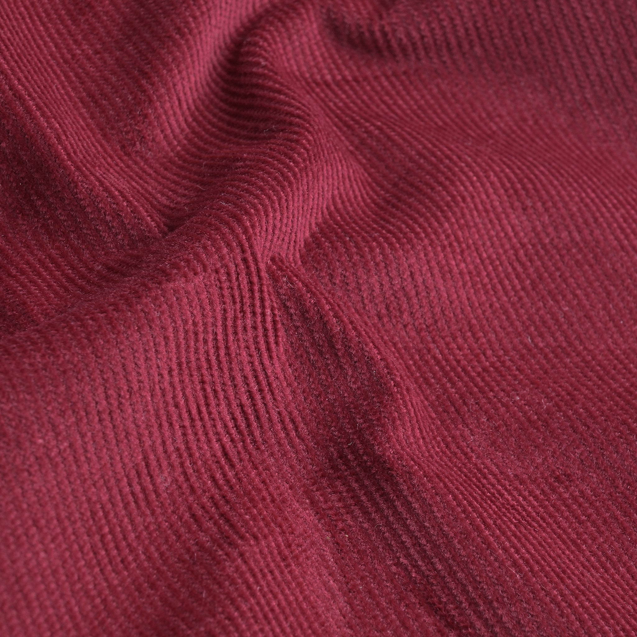 Burgundy Corduroy Flared Pants