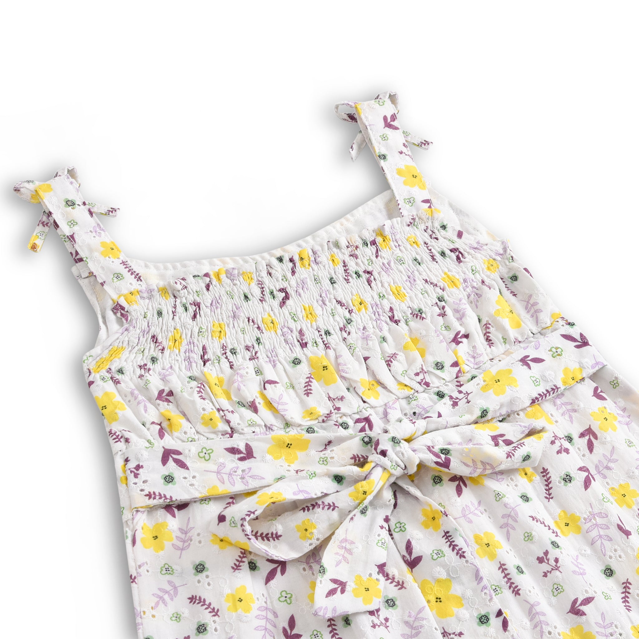 Chikankari Sleeveless Dress